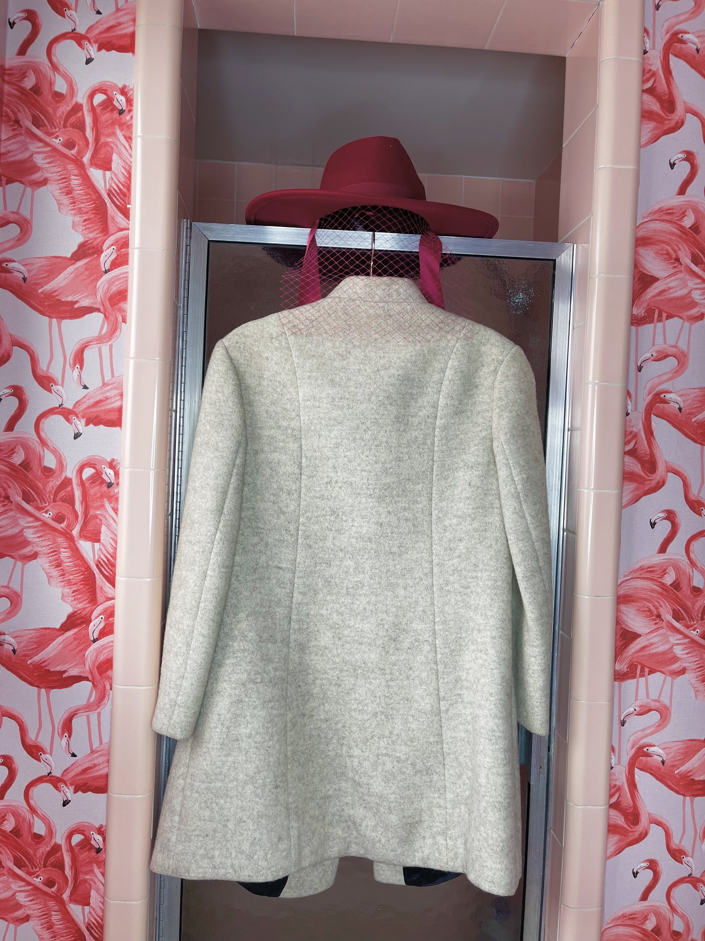 Vintage 50s / 60s Whimsical Made in Austria Wool Coat Fits Sizes XS-SM