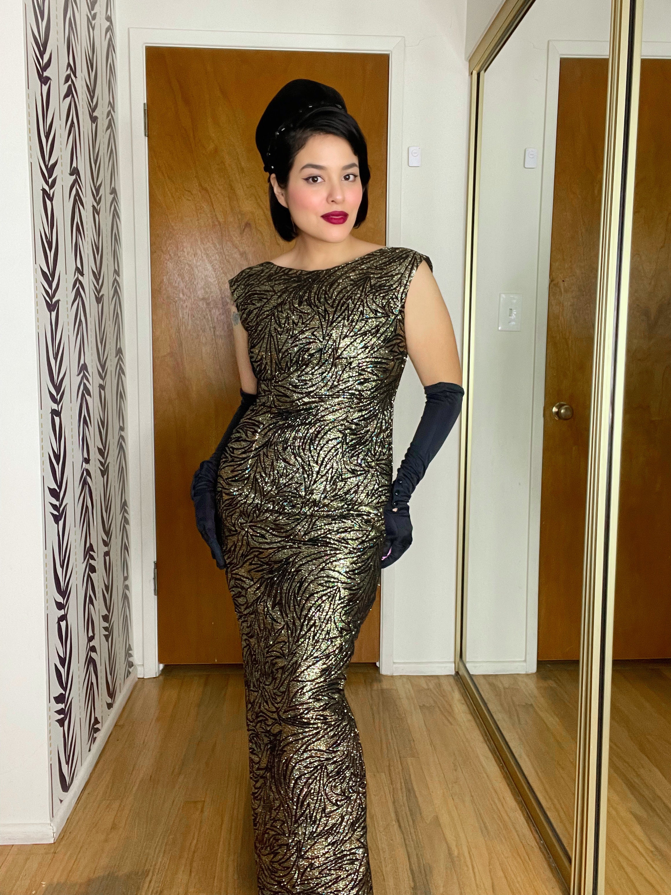Evening Gown 1960s Sequin Dress Vintage 80s Meets The 50s/60s Sparkly New Years Eve Abstract Evening Gown 1960s Sequin Dress Vintage 80s Meets The 50s/60s Sparkly New Years Eve Abstract