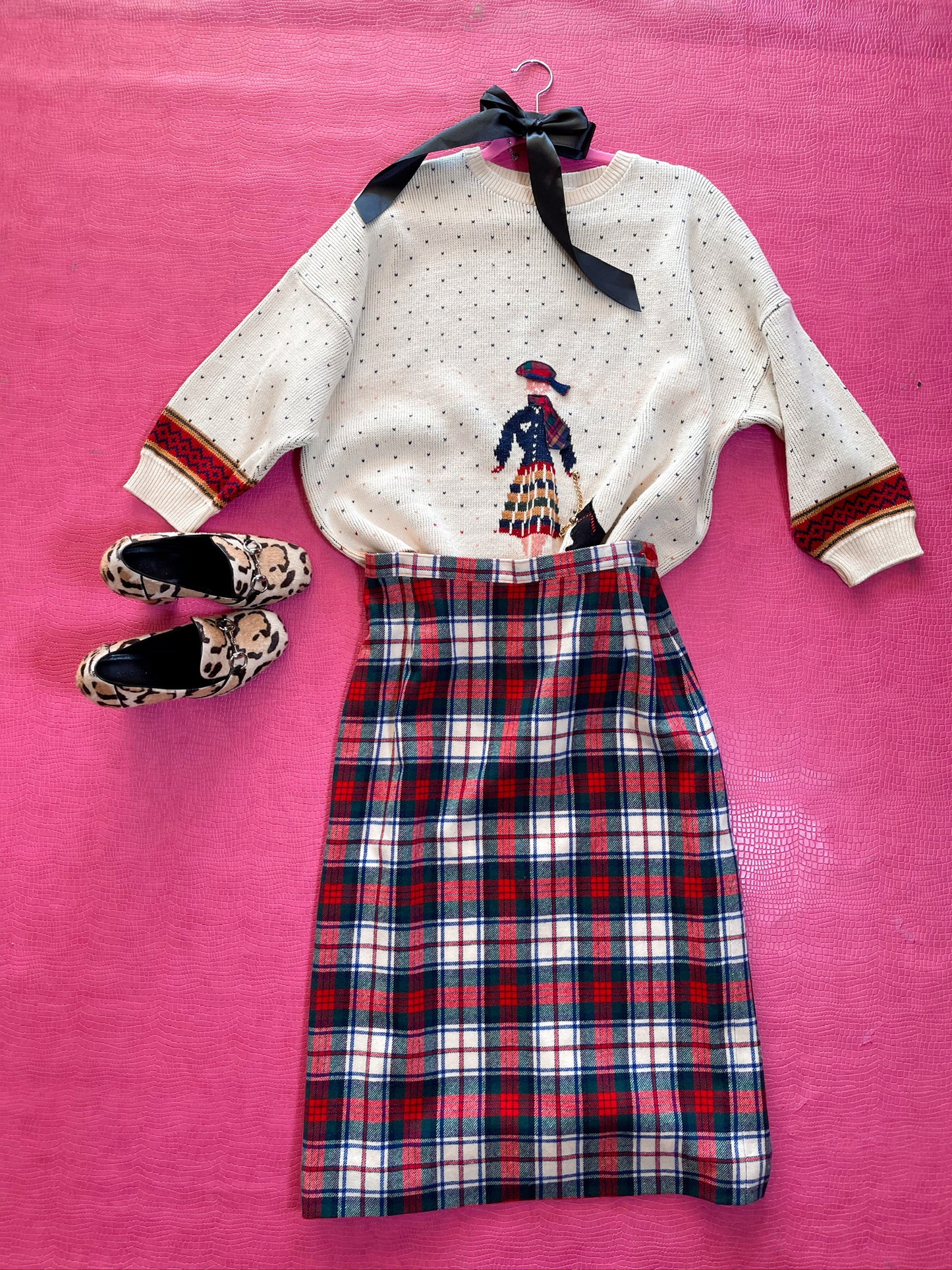 Vintage 80s 90s "Sweater Loft USA" Novelty Knit Sweater - Fits Up To Size XL