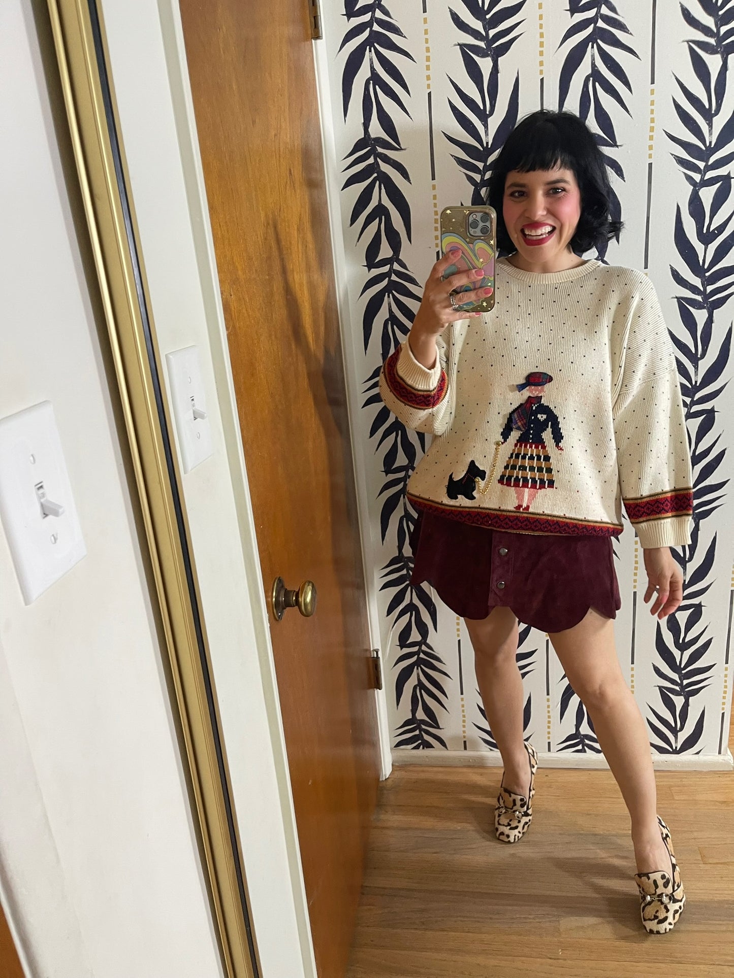 Vintage 80s 90s "Sweater Loft USA" Novelty Knit Sweater - Fits Up To Size XL