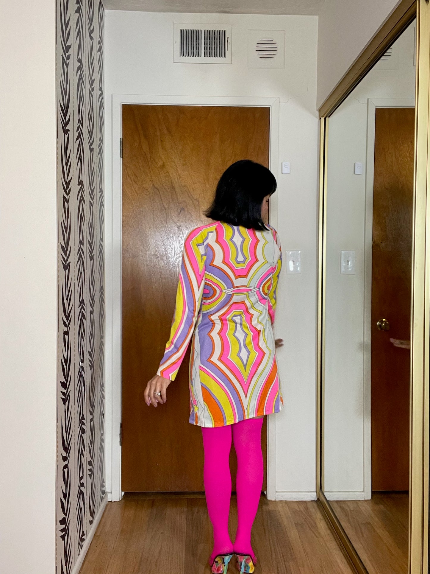 Vintage 60s "Travel-Lite By Boutique Loungewear" Dress - Best Fits Size S-M, Possible L