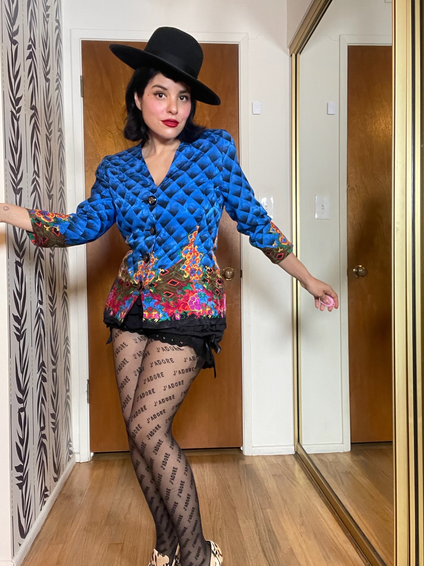 Vintage 80s "Anne Crimmins for Umi Collections" Silk Blouse - Best Fits Size XS-M