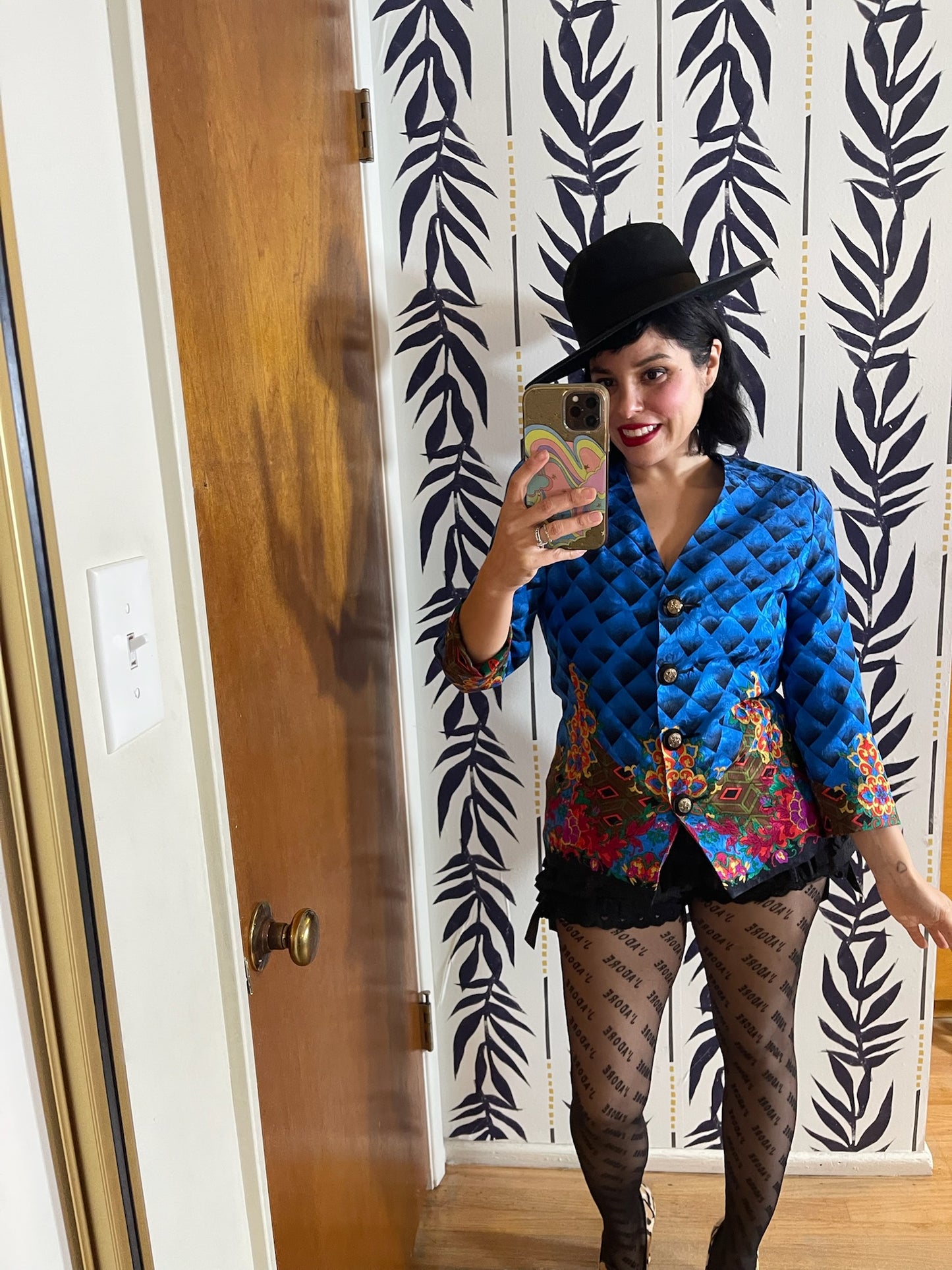 Vintage 80s "Anne Crimmins for Umi Collections" Silk Blouse - Best Fits Size XS-M