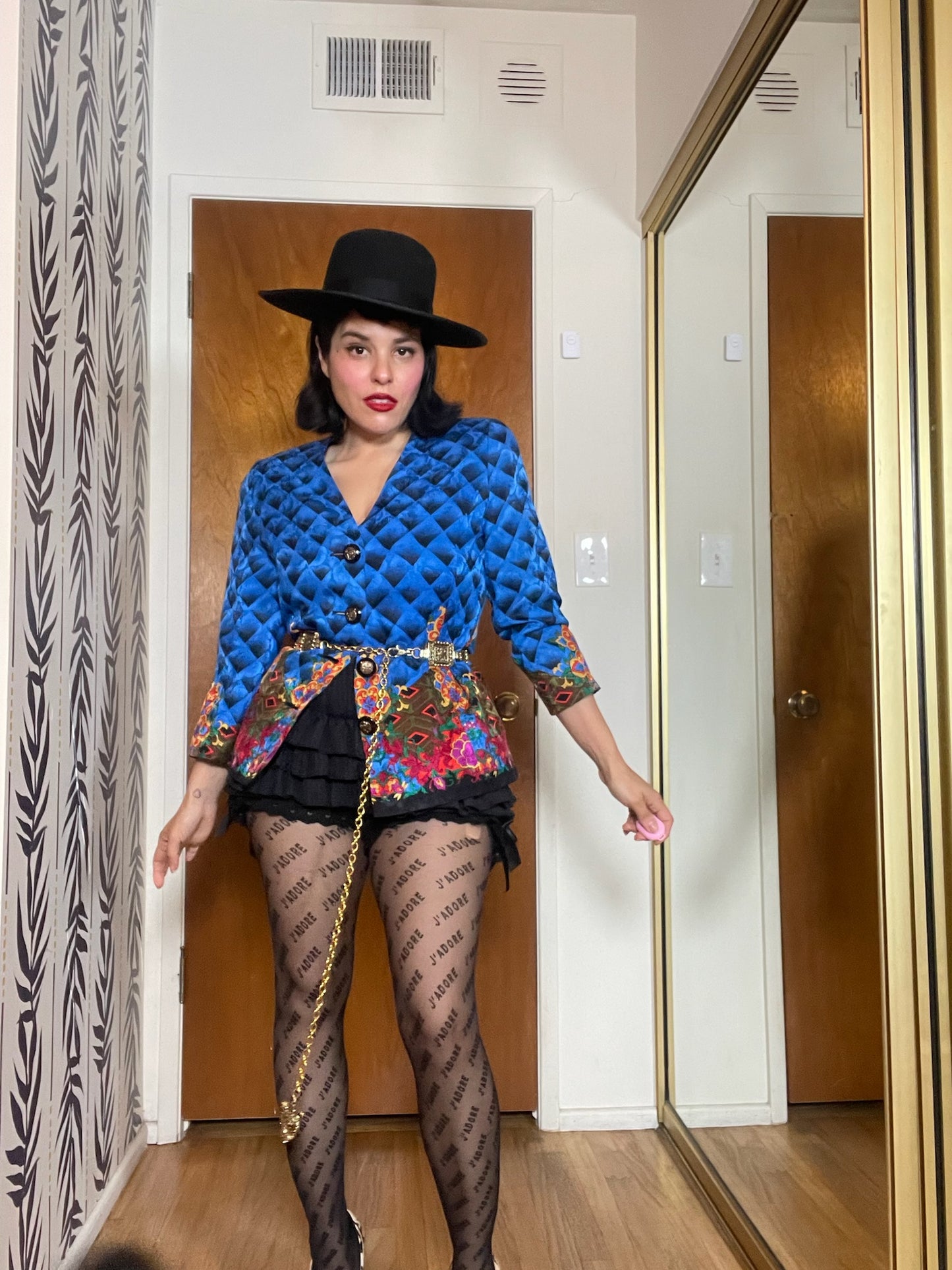 Vintage 80s "Anne Crimmins for Umi Collections" Silk Blouse - Best Fits Size XS-M