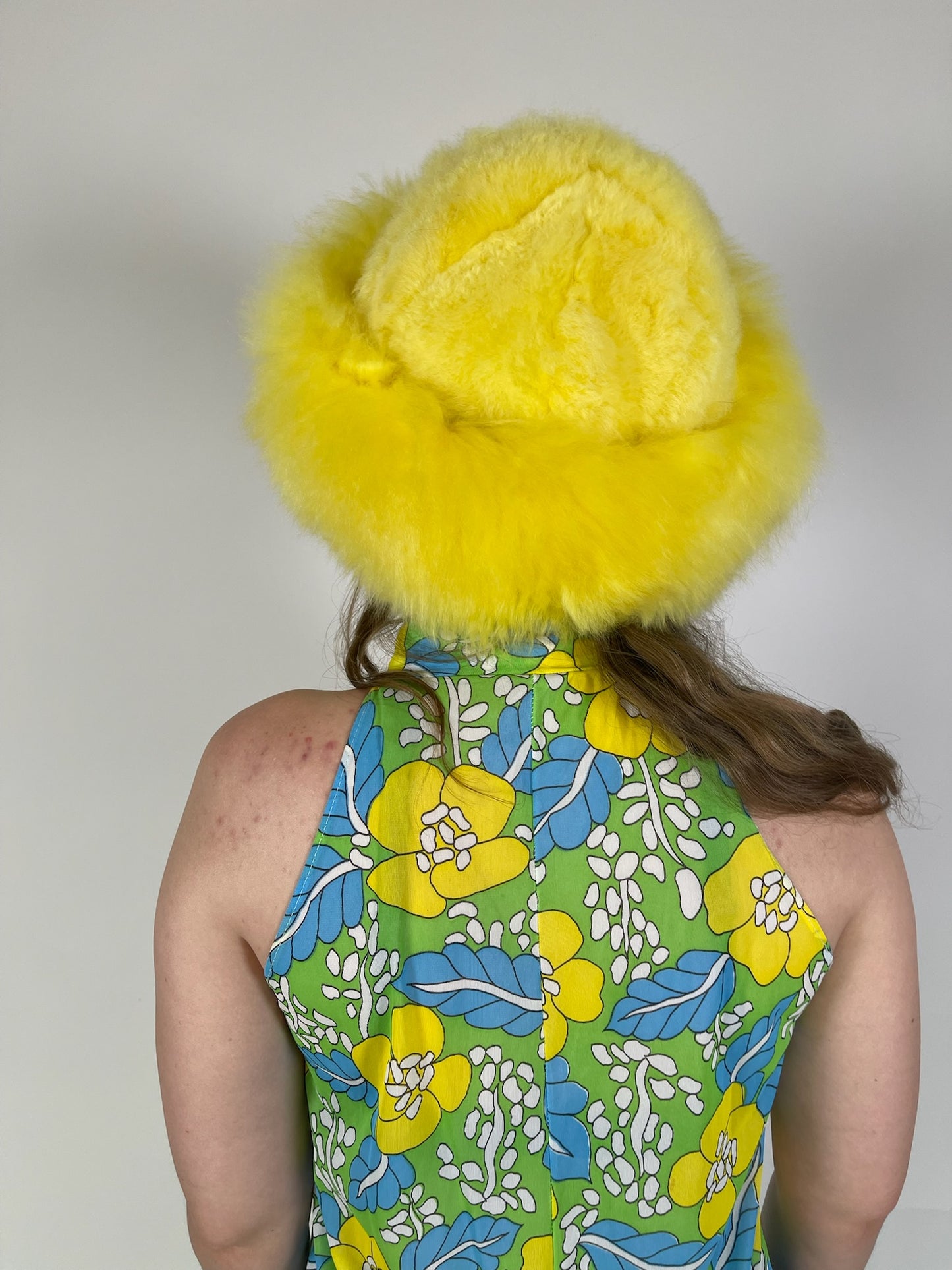 Vintage 60s 70s Nylon Flower Print Jumpsuit - Best Fits Size XS-M