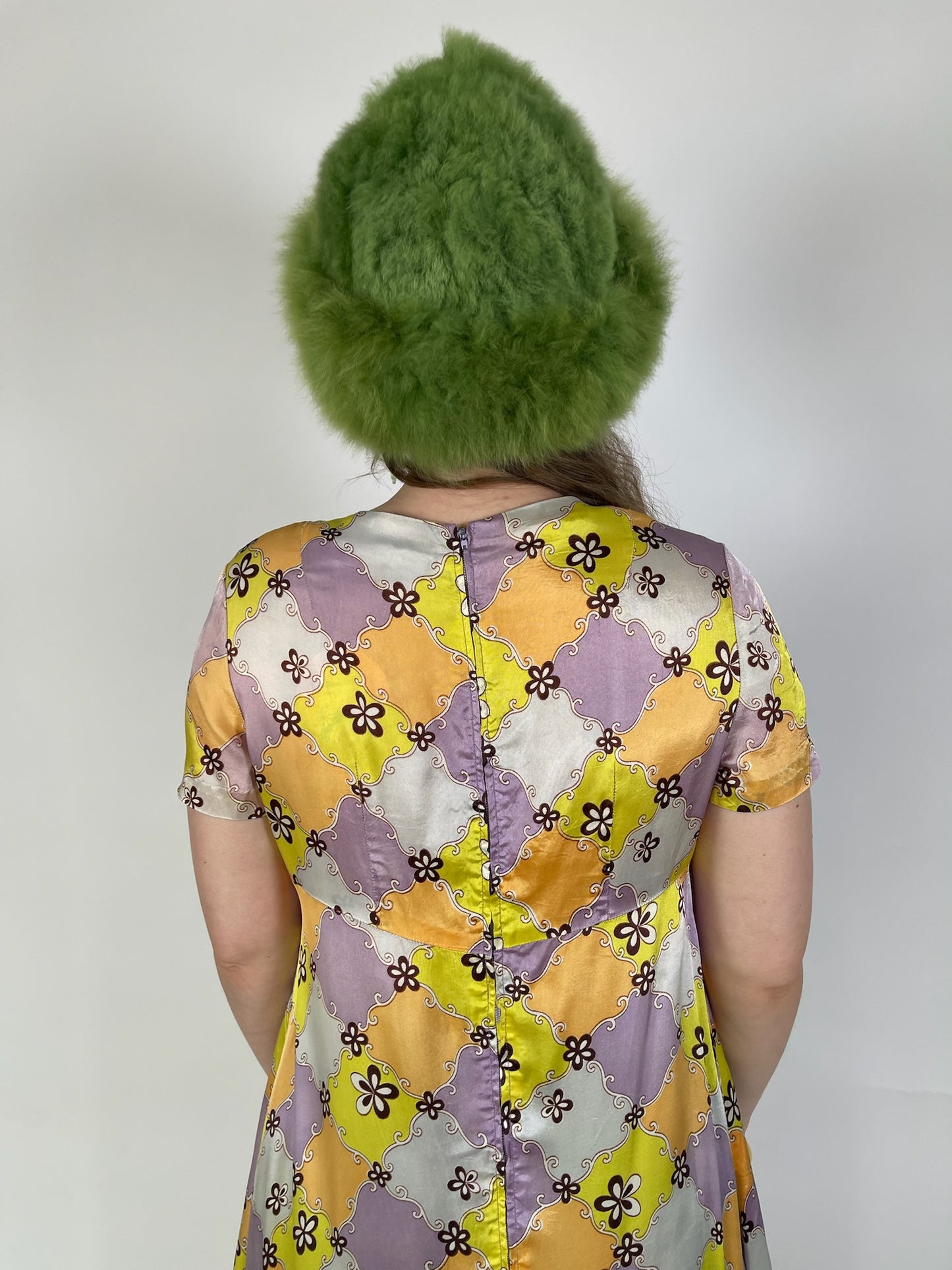 Vintage 60s 70s Groovy Print Jumpsuit - Best Fits Size S-M