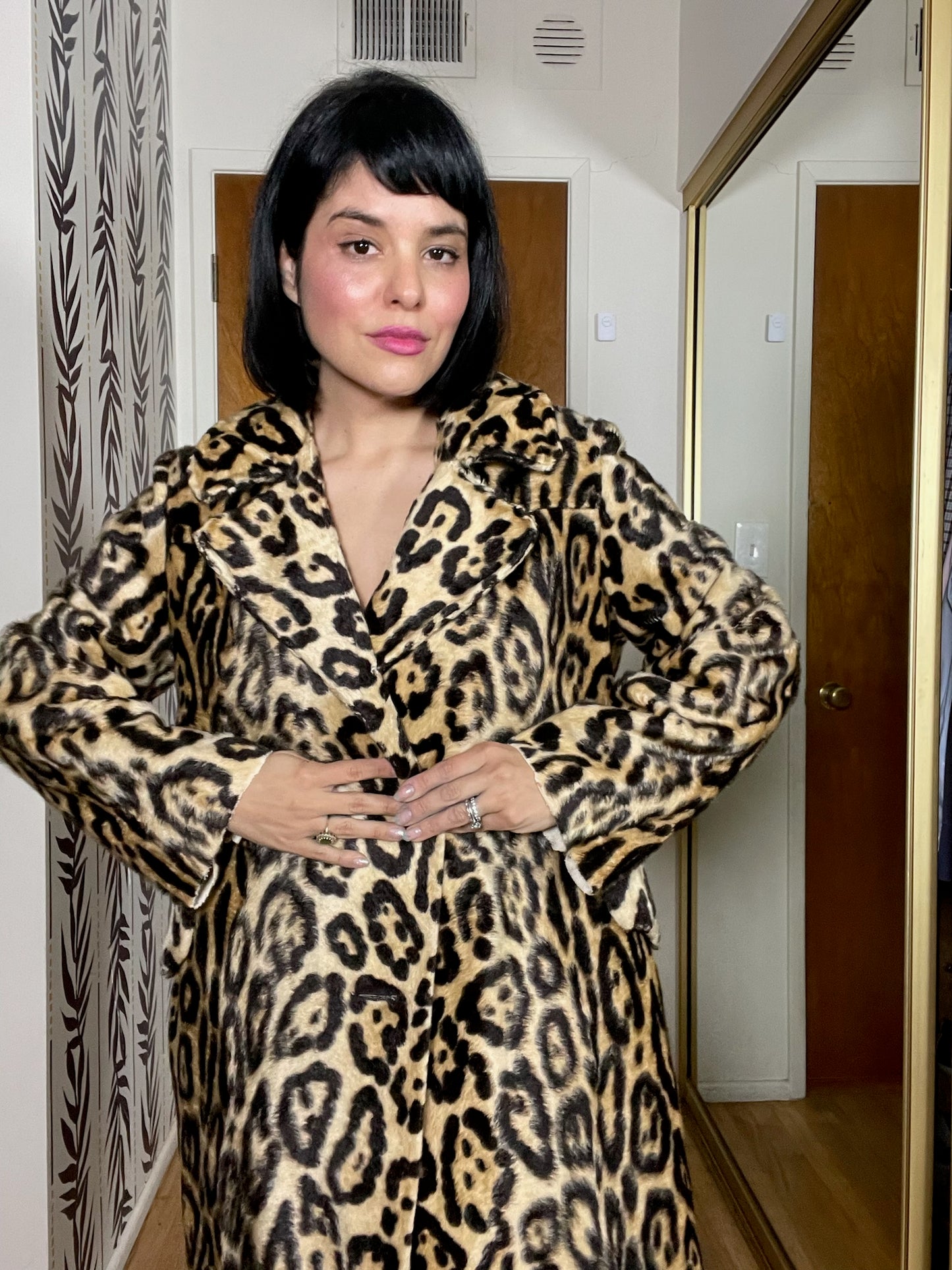 Vintage 50s 60s Jaguar Coat - Fits Most Sizes