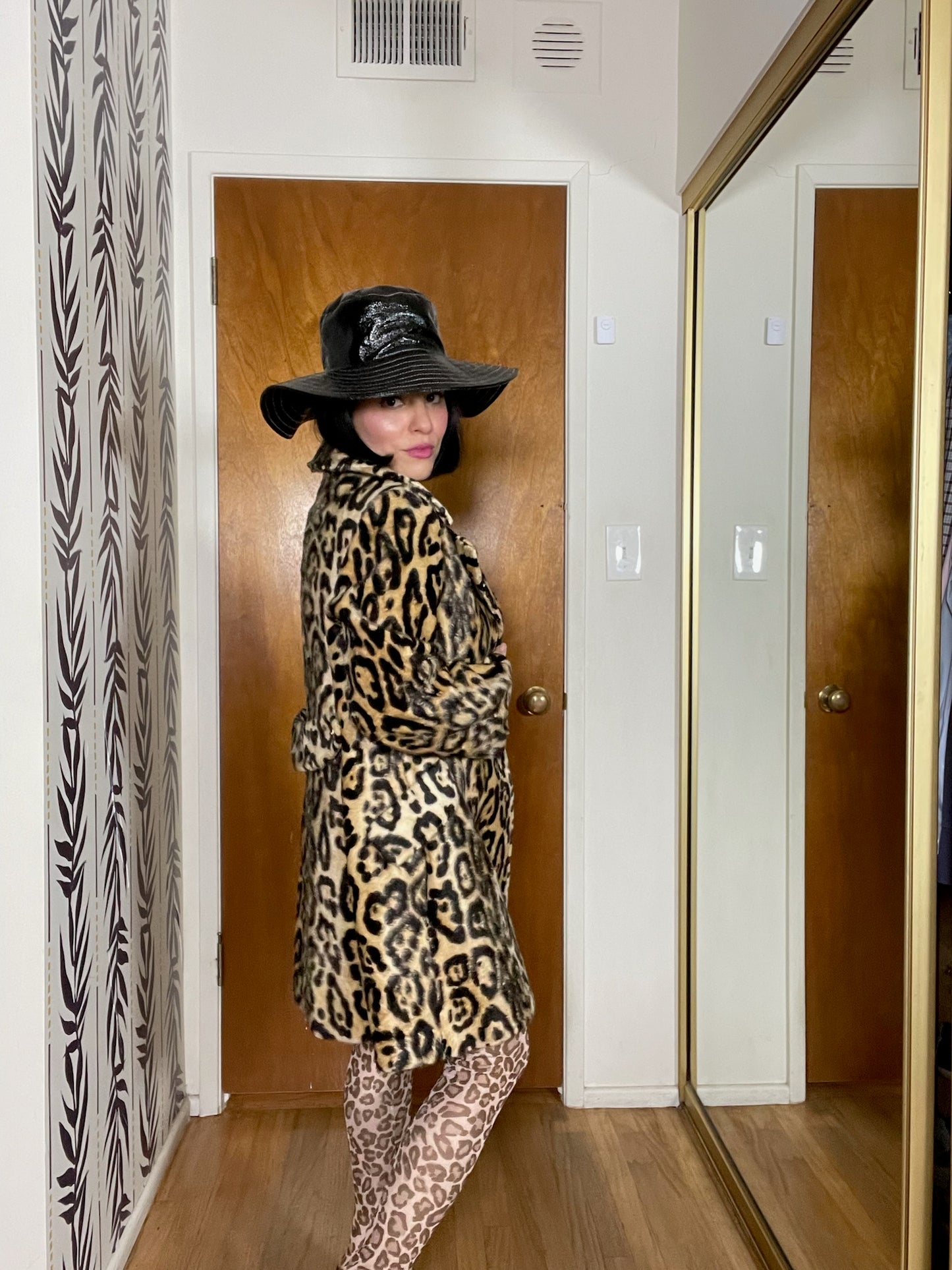 Vintage 50s 60s Jaguar Coat - Fits Most Sizes