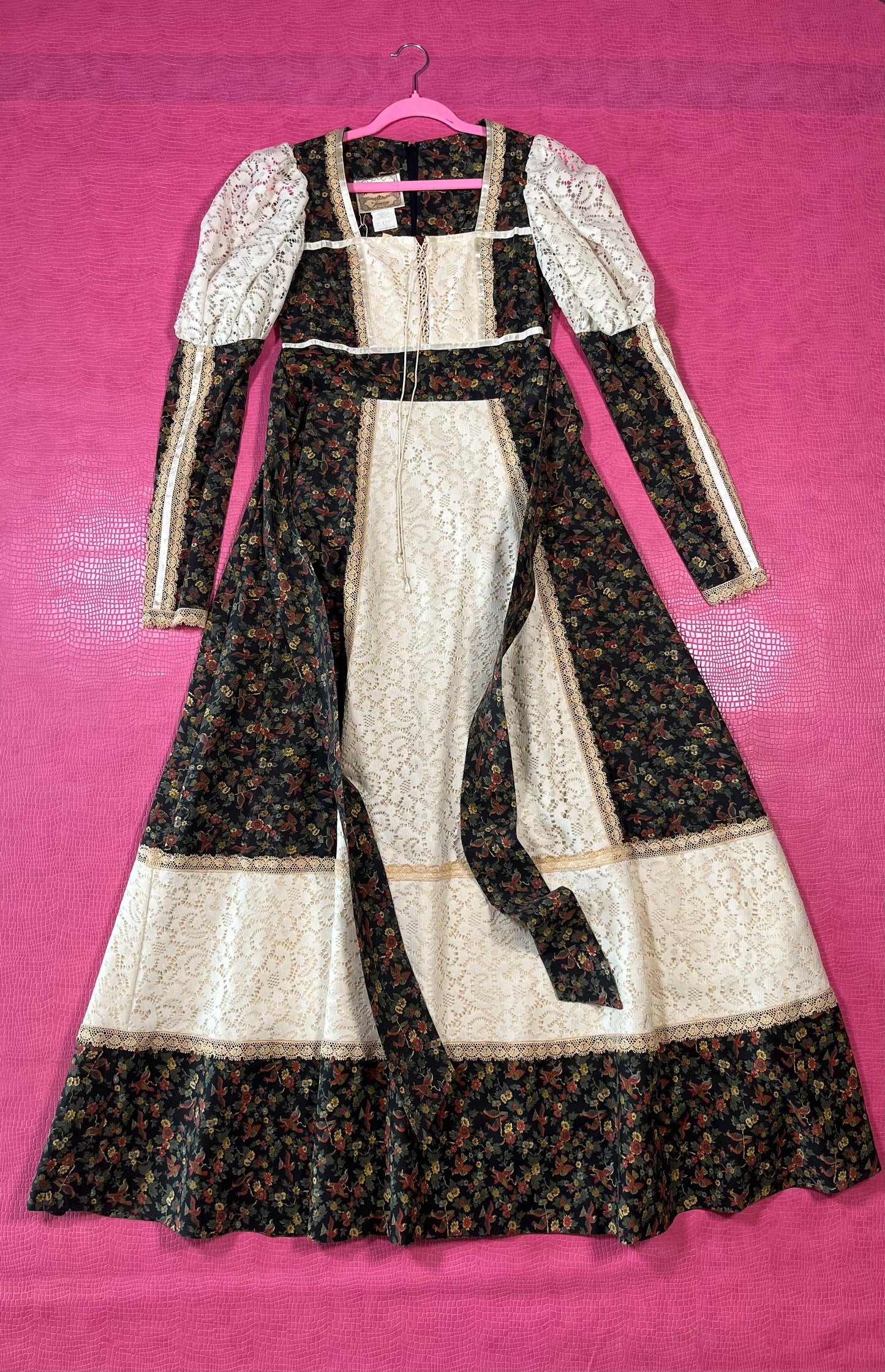 Vintage 70s "Gunne Sax" Prairie Dress - Best Fits Size XS-S