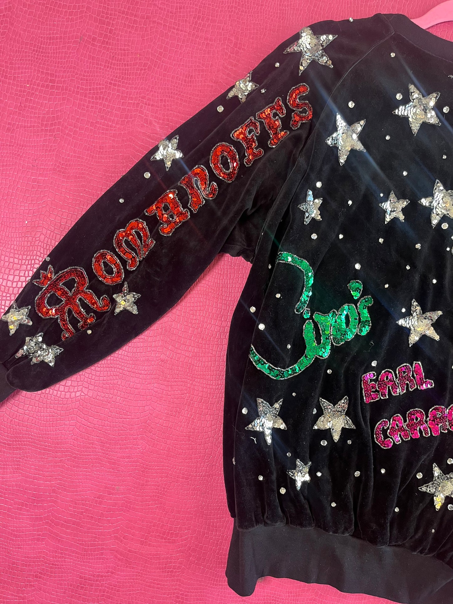 Vintage 80s "Bonnie Boerer & Co." Beaded Sweater - Fits Up to Size L, Possibly XL