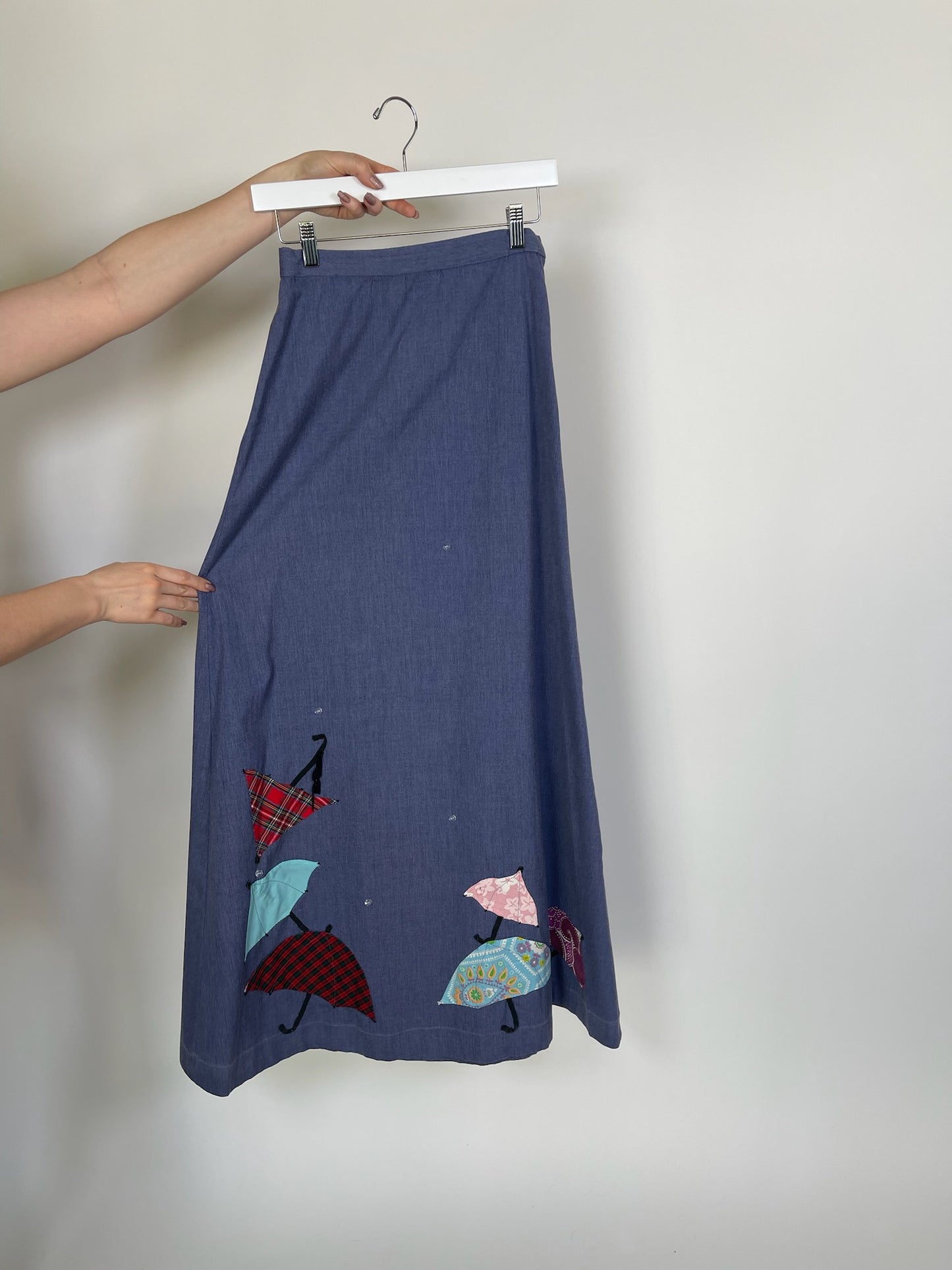 Vintage 70s Novelty Umbrella Skirt - Best Fits XS