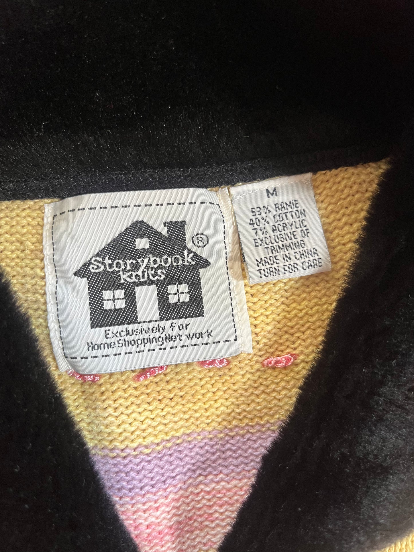 Vintage 90s "Story Book Knits" Stylish Pups Cardigan - Fits Most Sizes