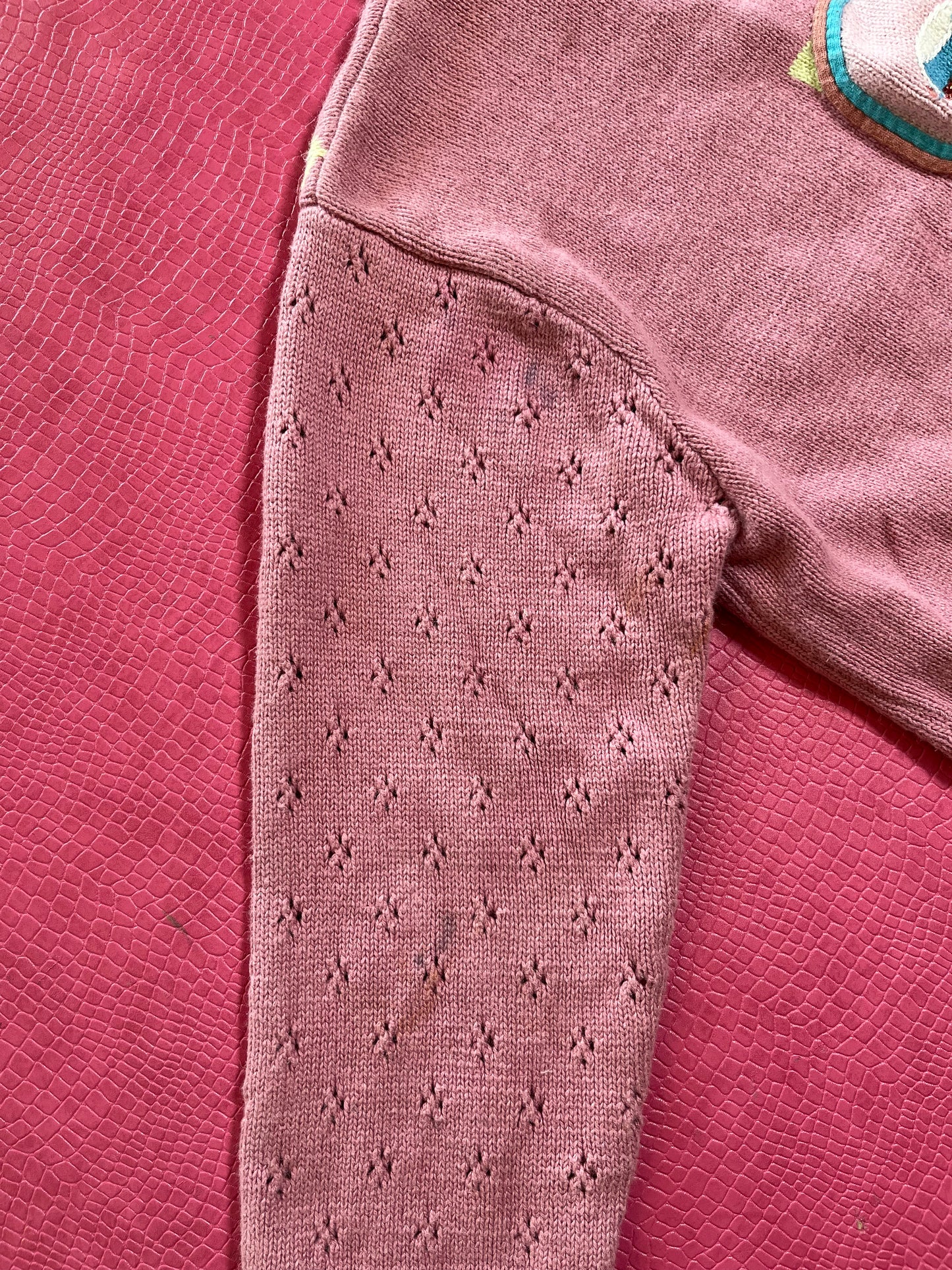 Vintage 90s "Story Book Knits" Yorkies Cardigan - Fits Most Sizes