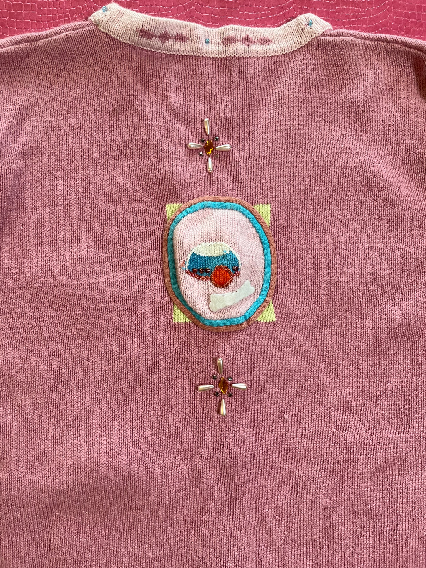 Vintage 90s "Story Book Knits" Yorkies Cardigan - Fits Most Sizes