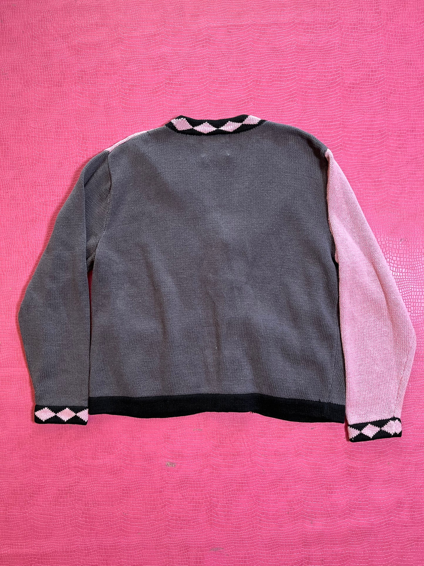 Vintage 90s "Story Book Knits" Furniture Cardigan - Fits Most Sizes