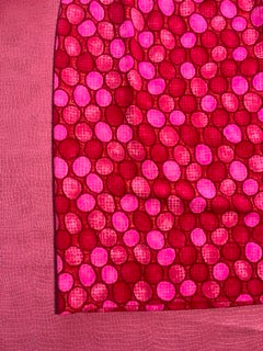Vintage 60s "Goldworm" Pink Printed Knit Set - Best Fits Size XS-S