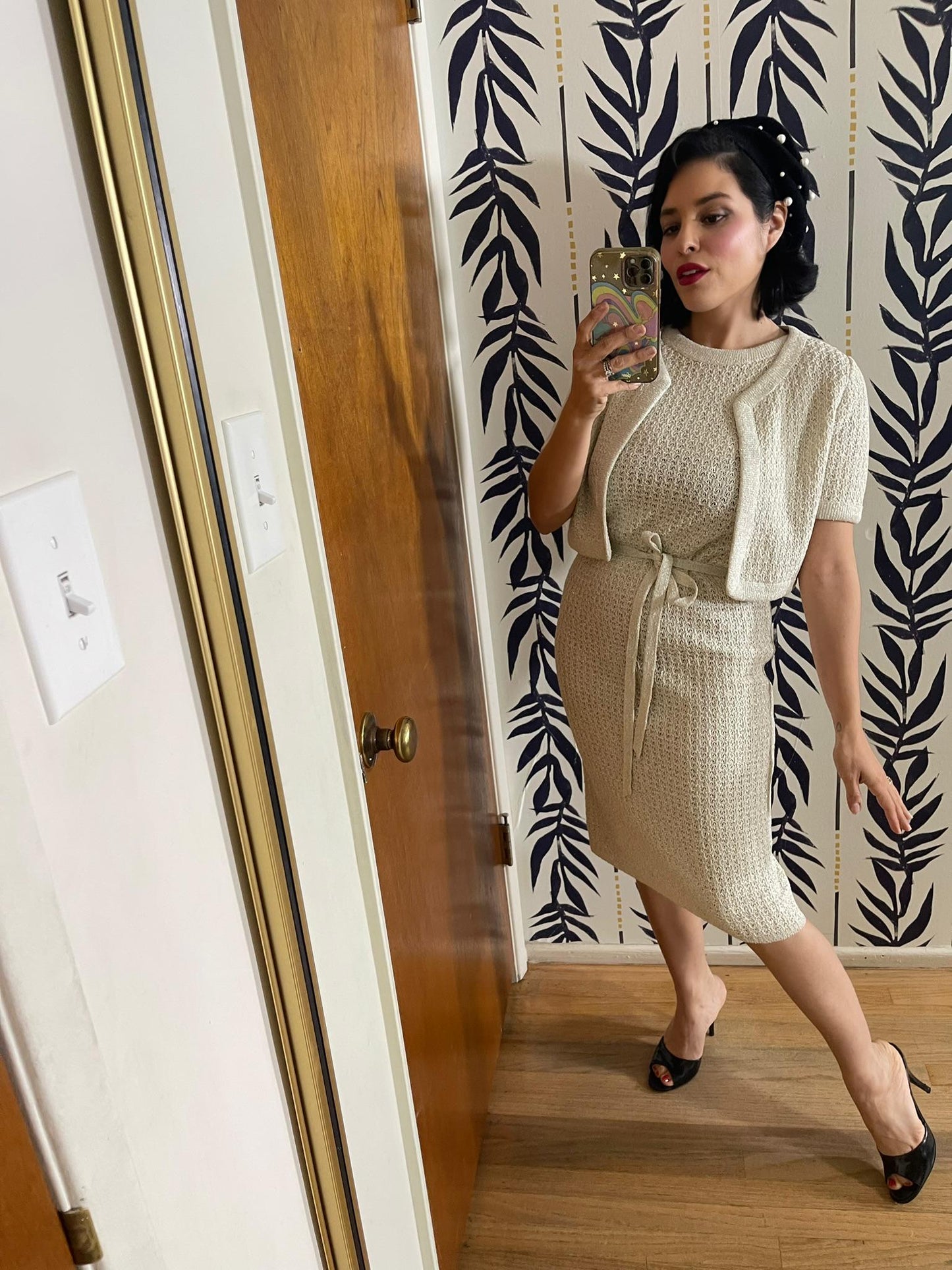 Vintage Goldworm Knits 3-Piece Dress Set - Best Fits Size S-L