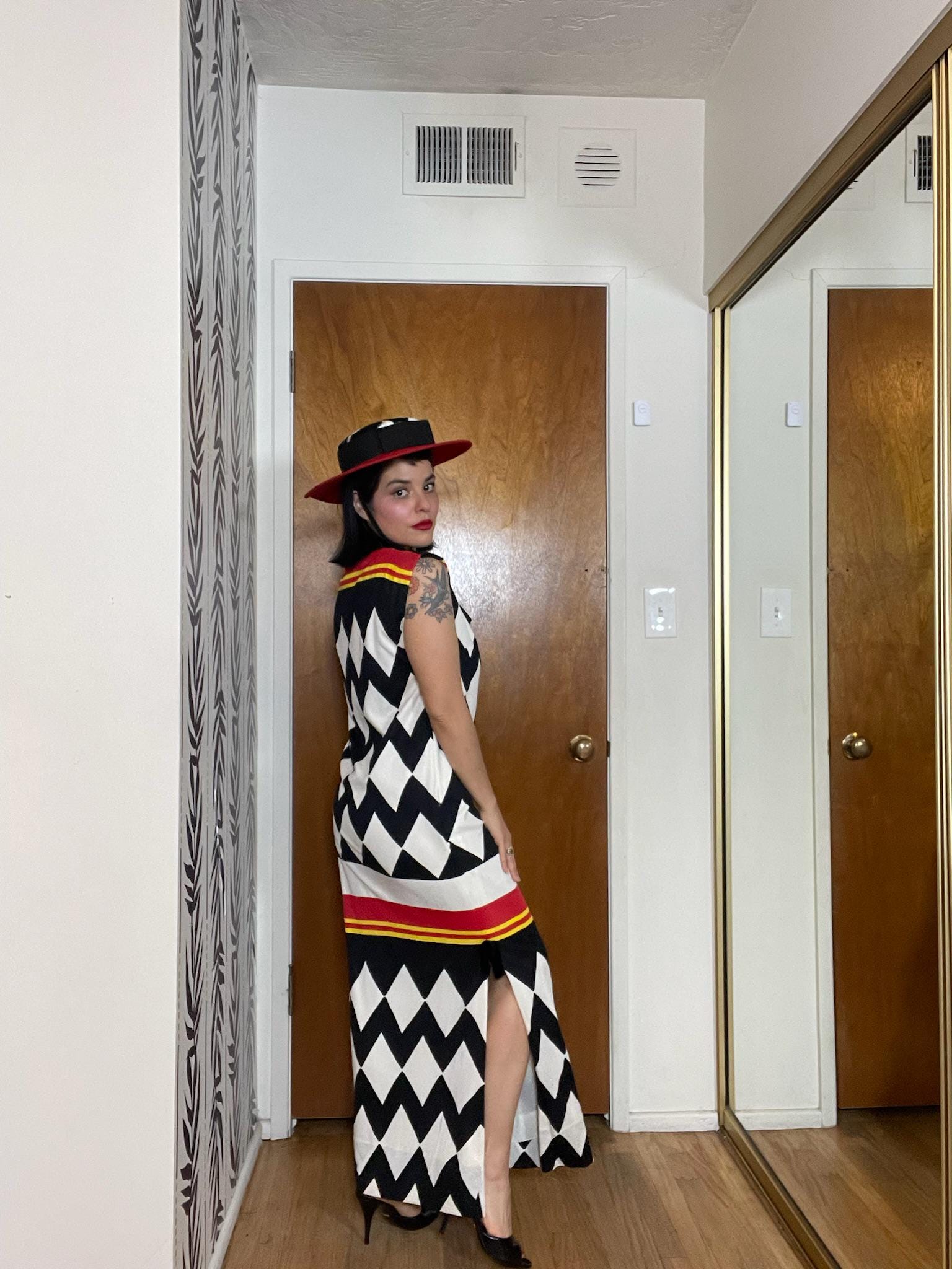 Vintage 60s Wool Felt Western Style Hat