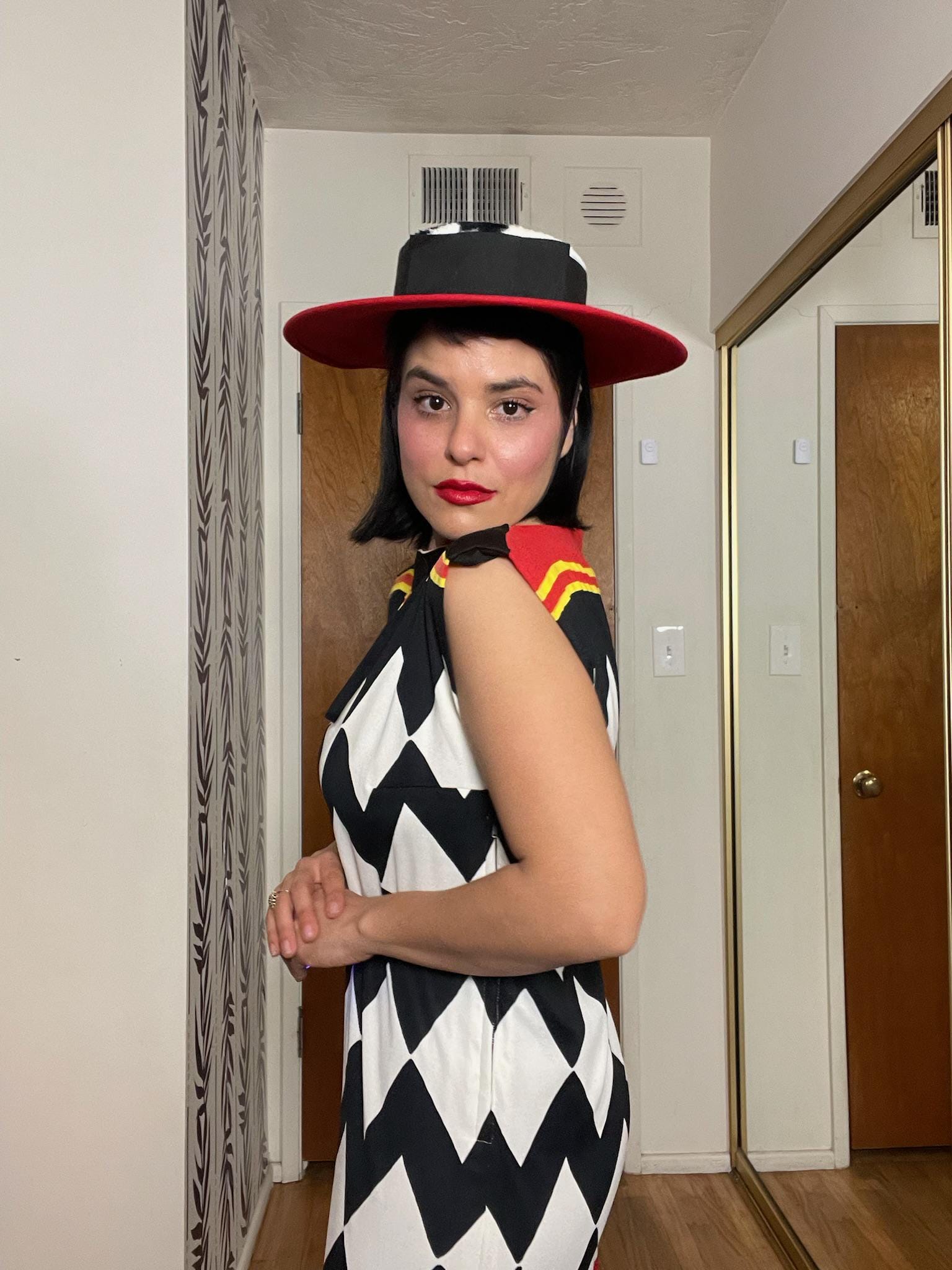 Vintage 60s Wool Felt Western Style Hat