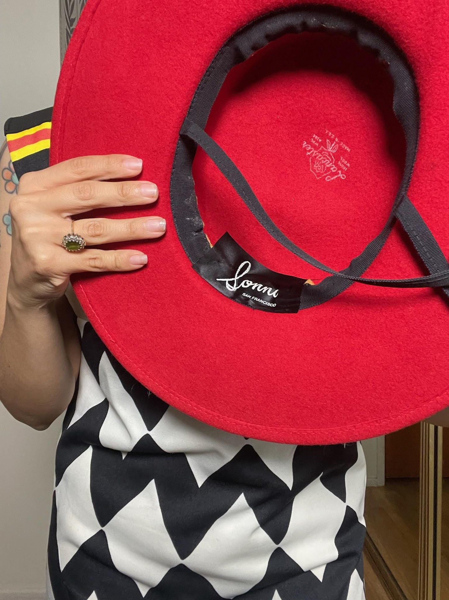 Vintage 60s Wool Felt Western Style Hat