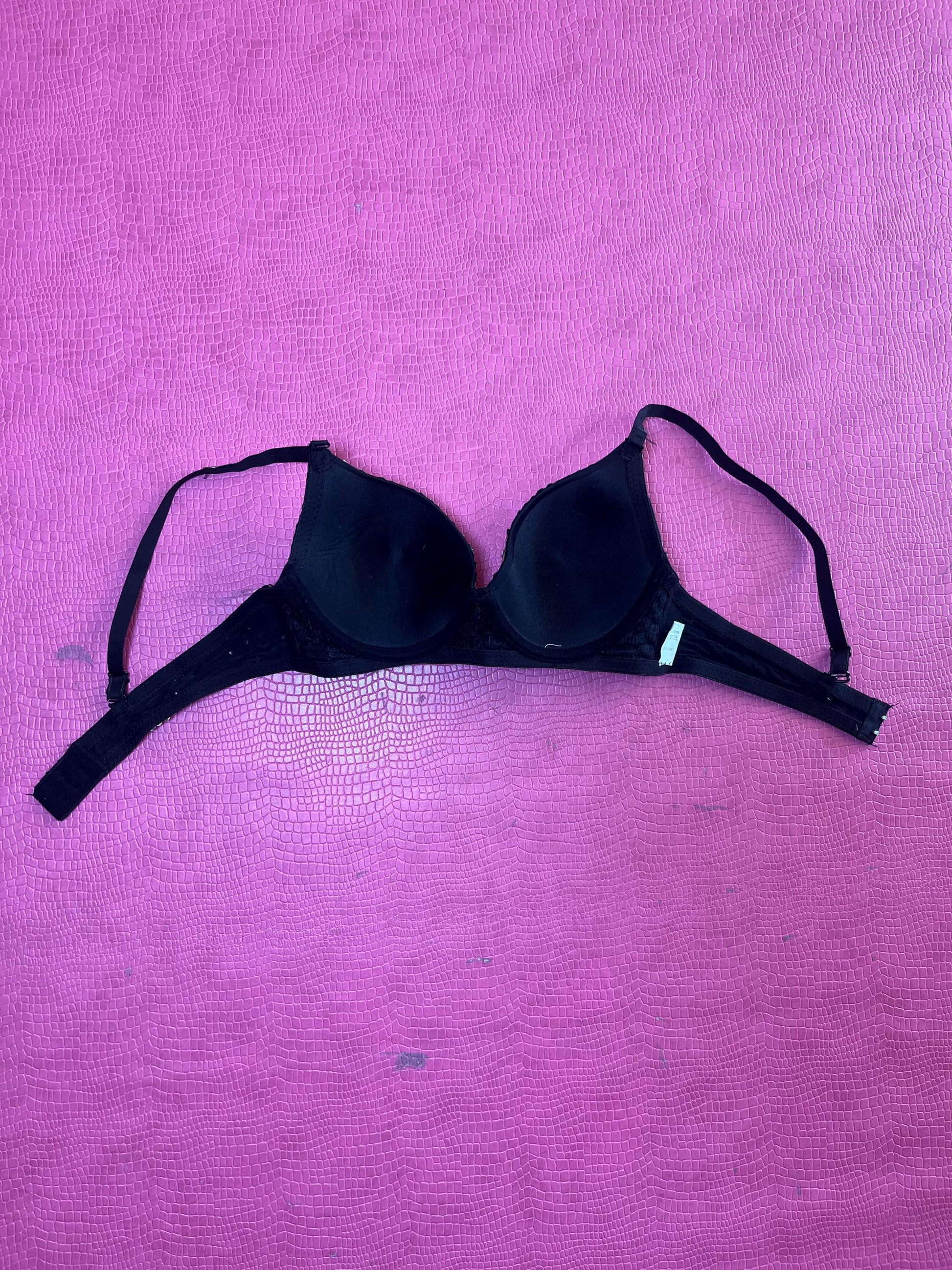 Vintage 80s 90s Beaded Bra - Best Fits 32A-32B