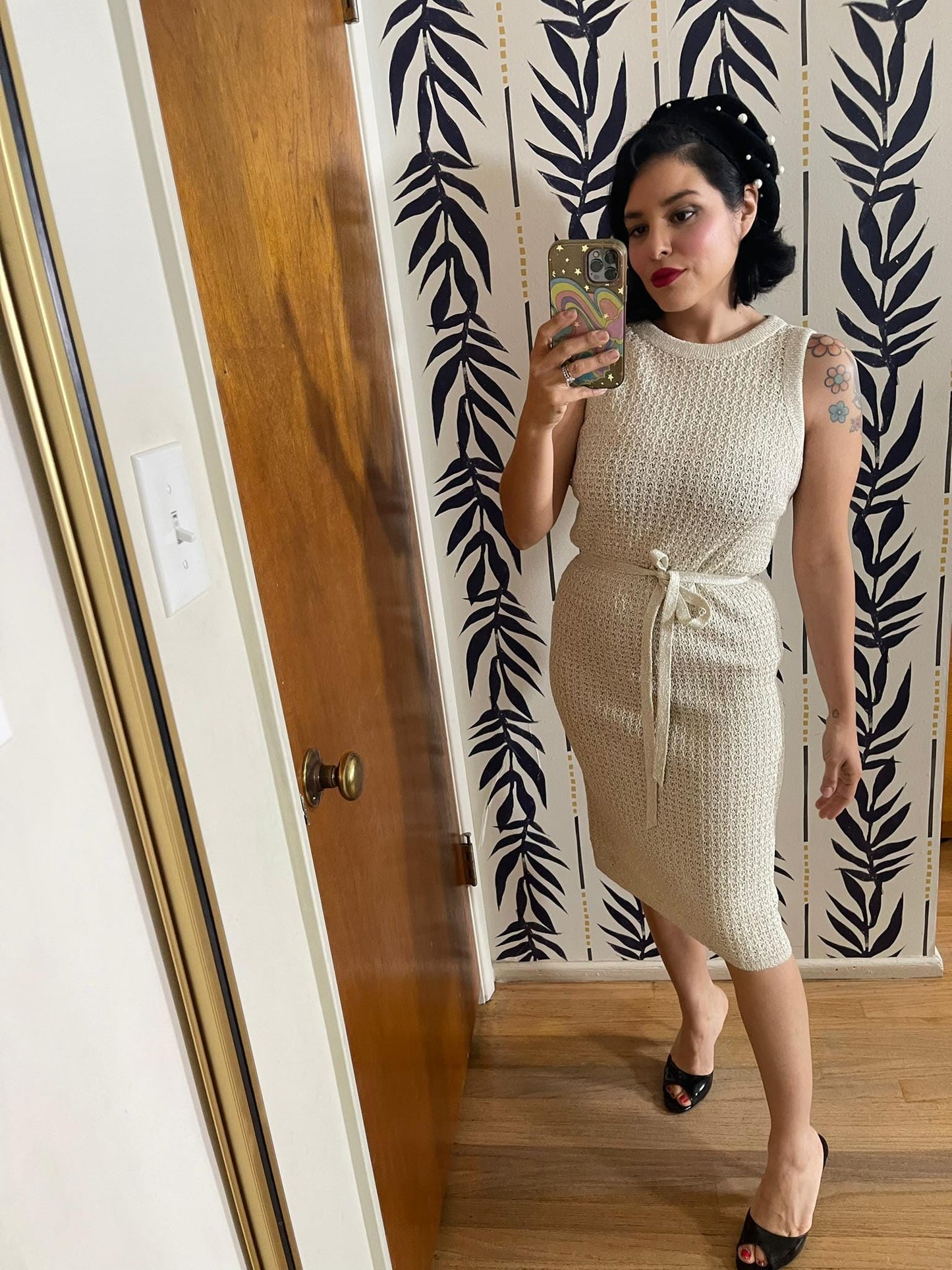 Vintage Goldworm Knits 3-Piece Dress Set - Best Fits Size S-L