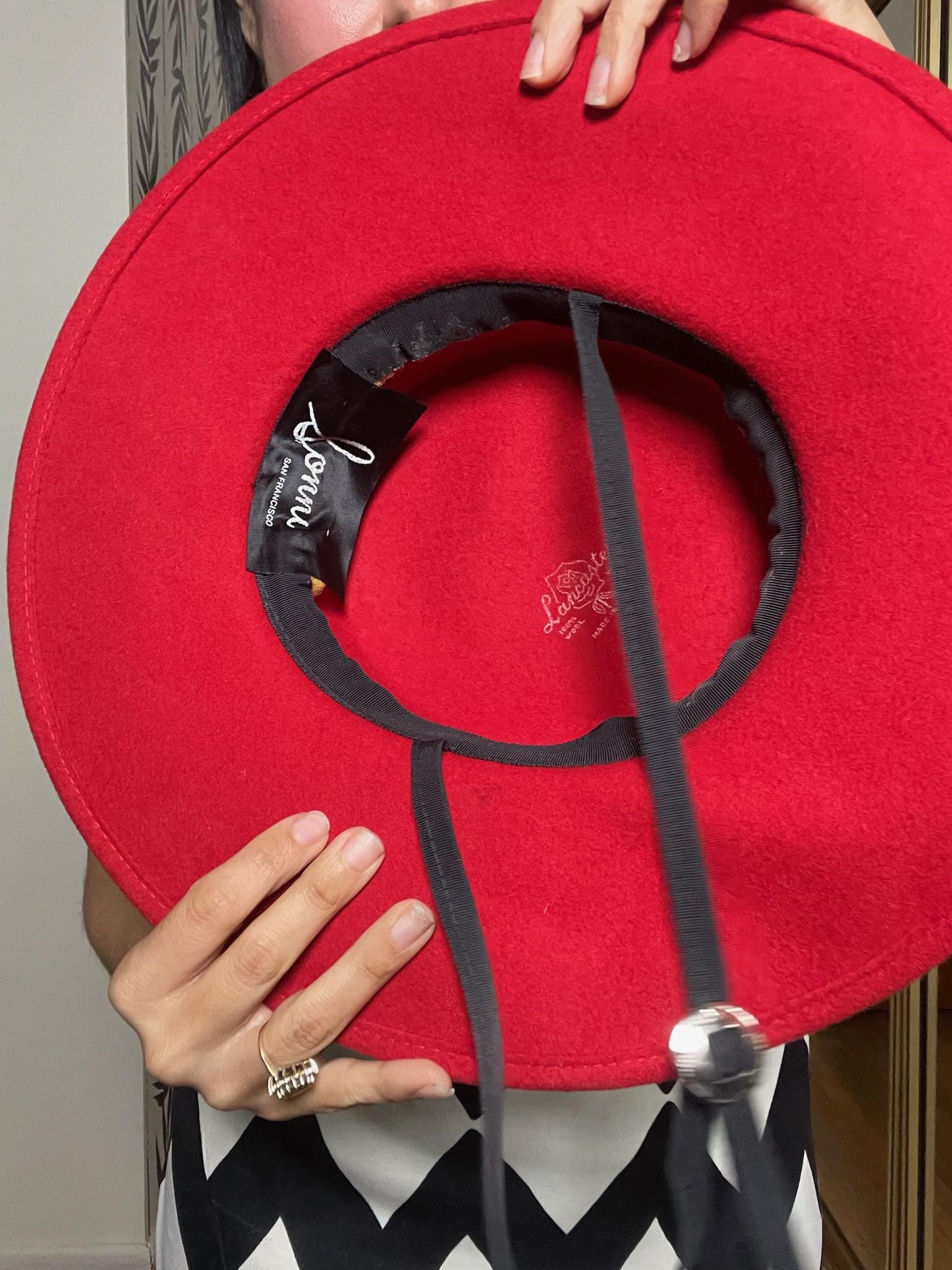 Vintage 60s Wool Felt Western Style Hat