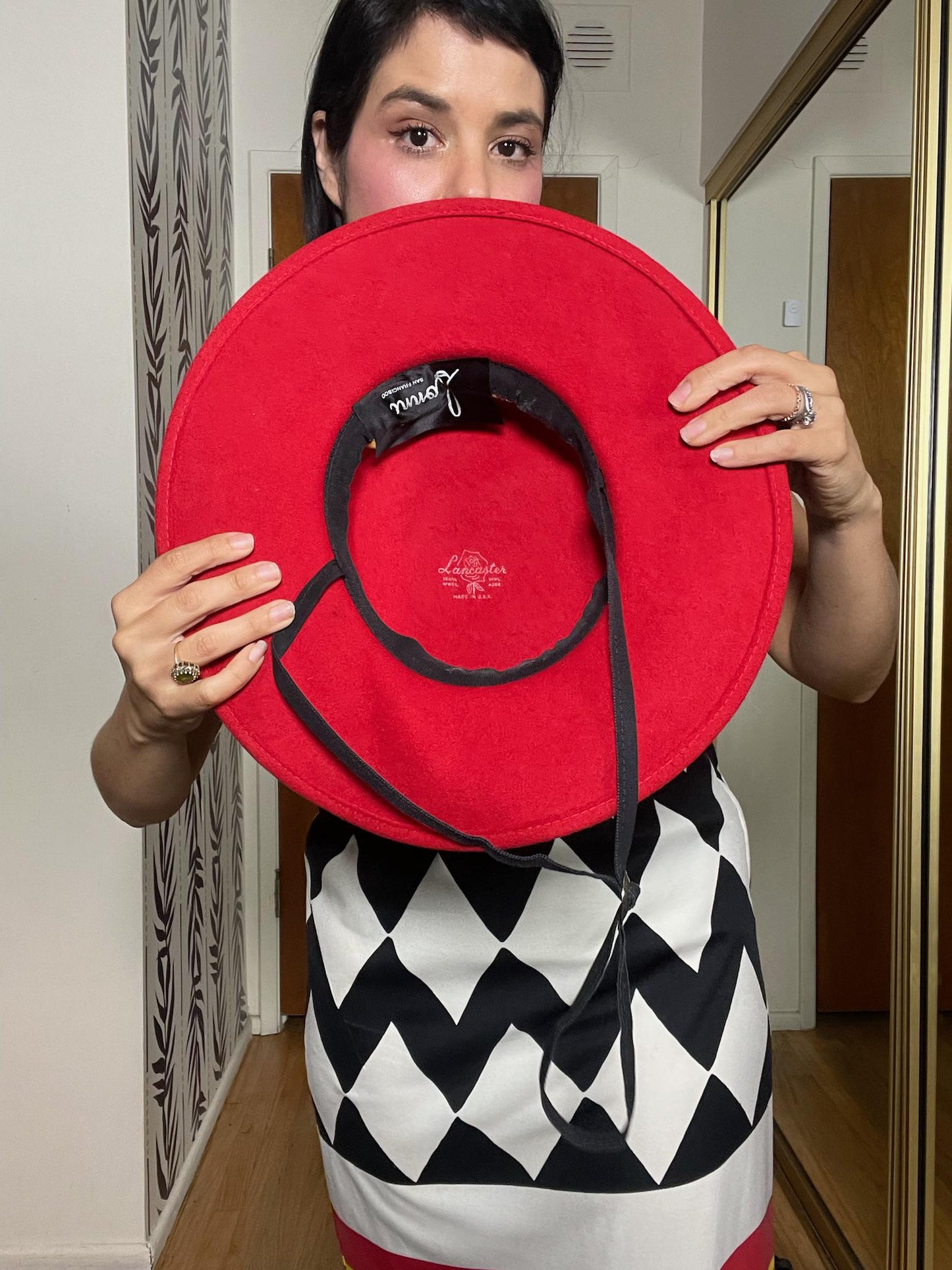 Vintage 60s Wool Felt Western Style Hat