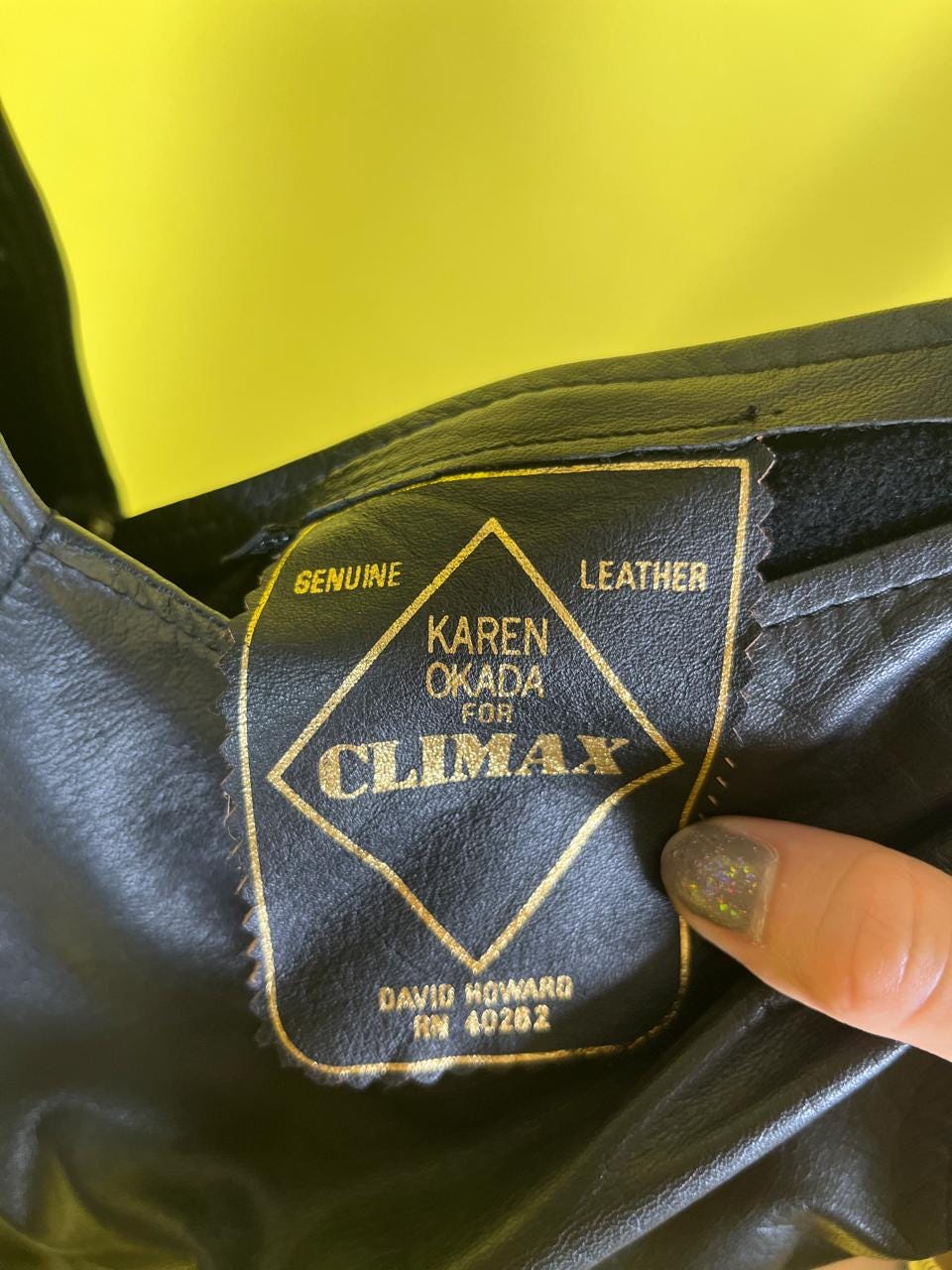 Vintage 90s "Climax" Black Leather Dress - Fits Size XS-S