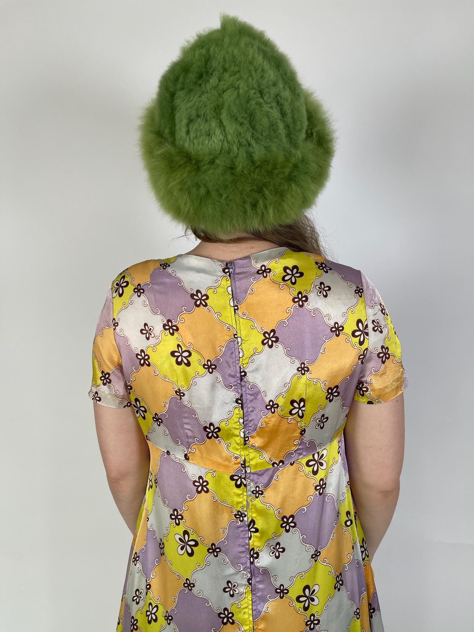 Baby Alpaca Hat - Chartreuse Green