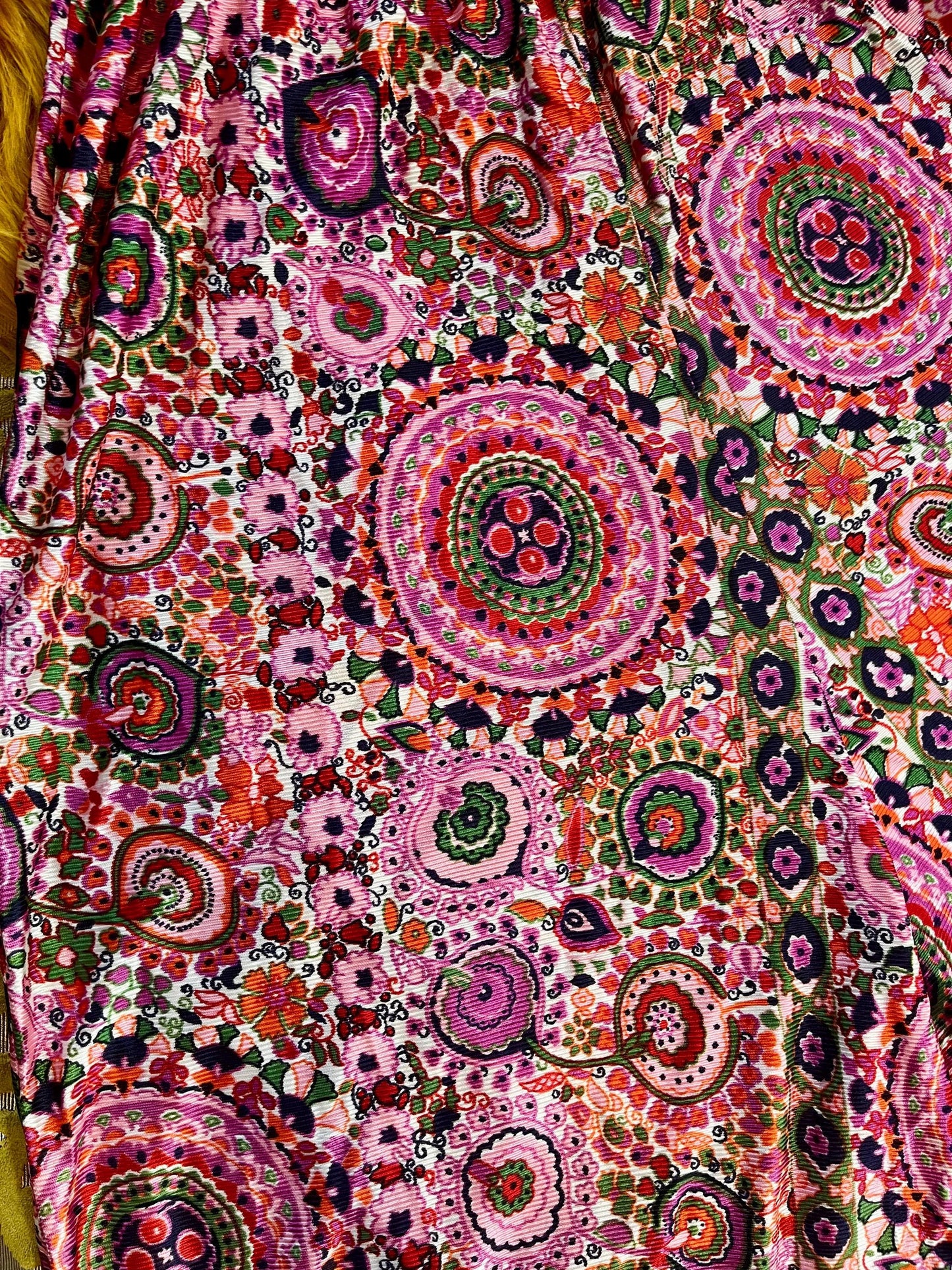 Vintage 60s 70s Boho Psychedelic Jumpsuit - Fits Most Sizes