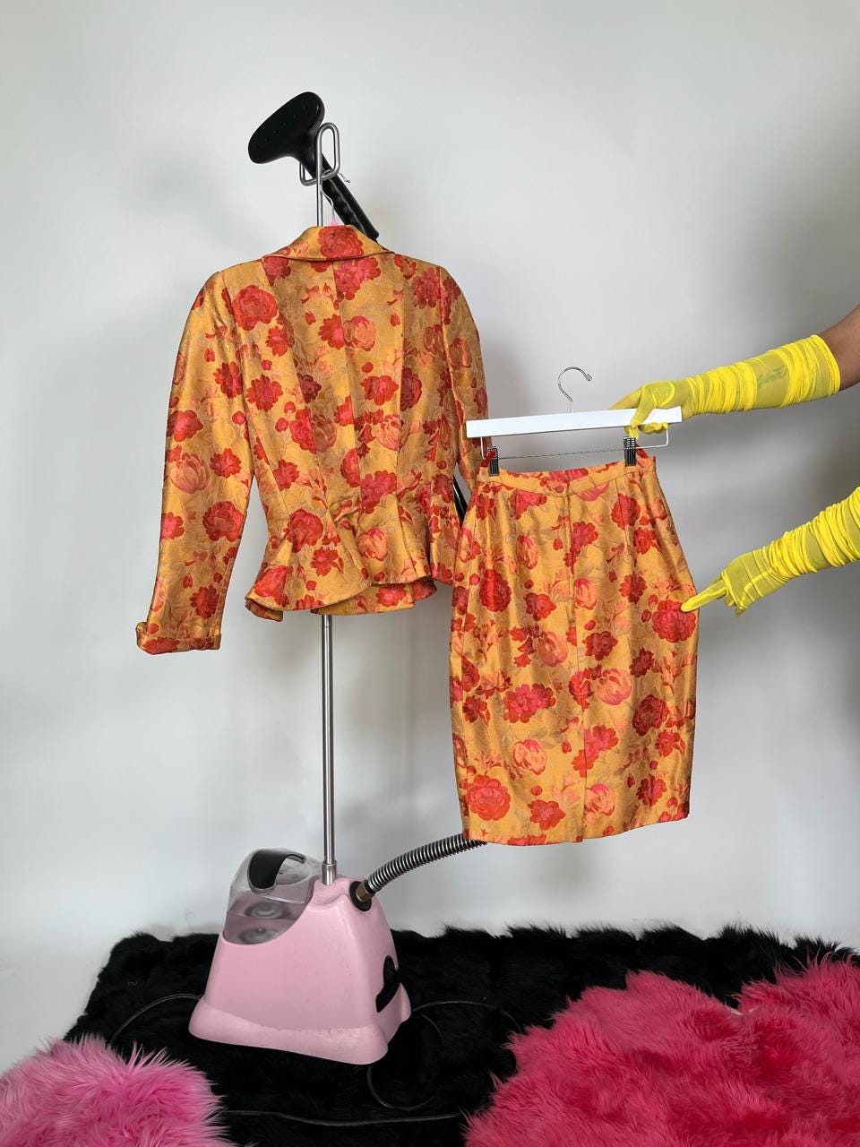 Vintage 60s Neiman Marcus French Skirt Set - Fits Size XXS-XS