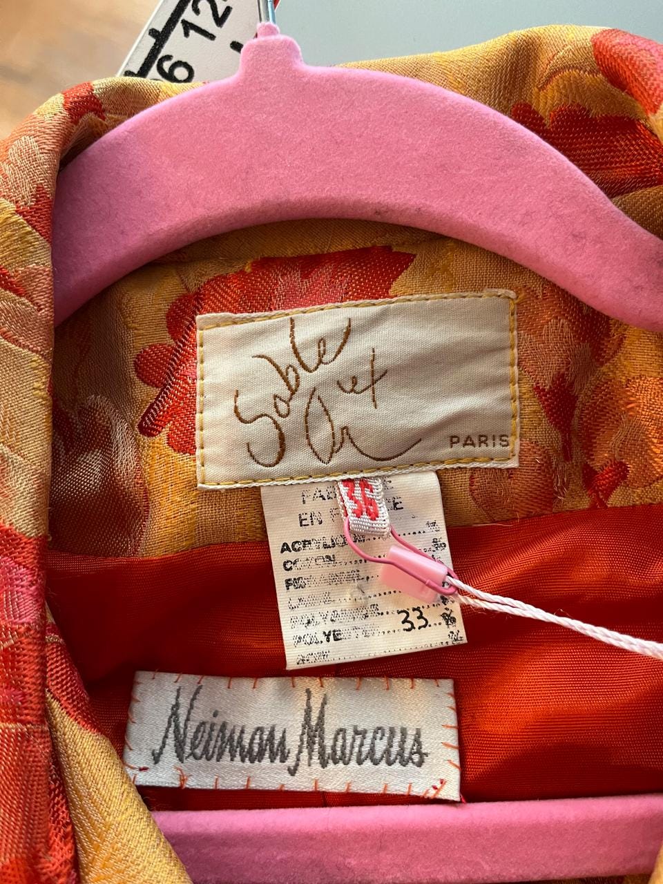 Vintage 60s Neiman Marcus French Skirt Set - Fits Size XXS-XS