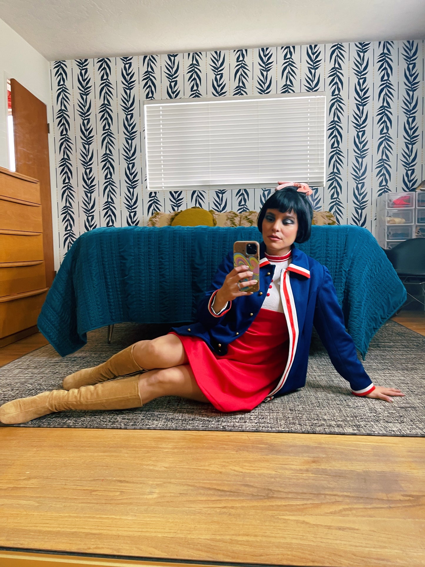 Vintage 60s Suede Leather Hush Puppies Boots US Size 6.5