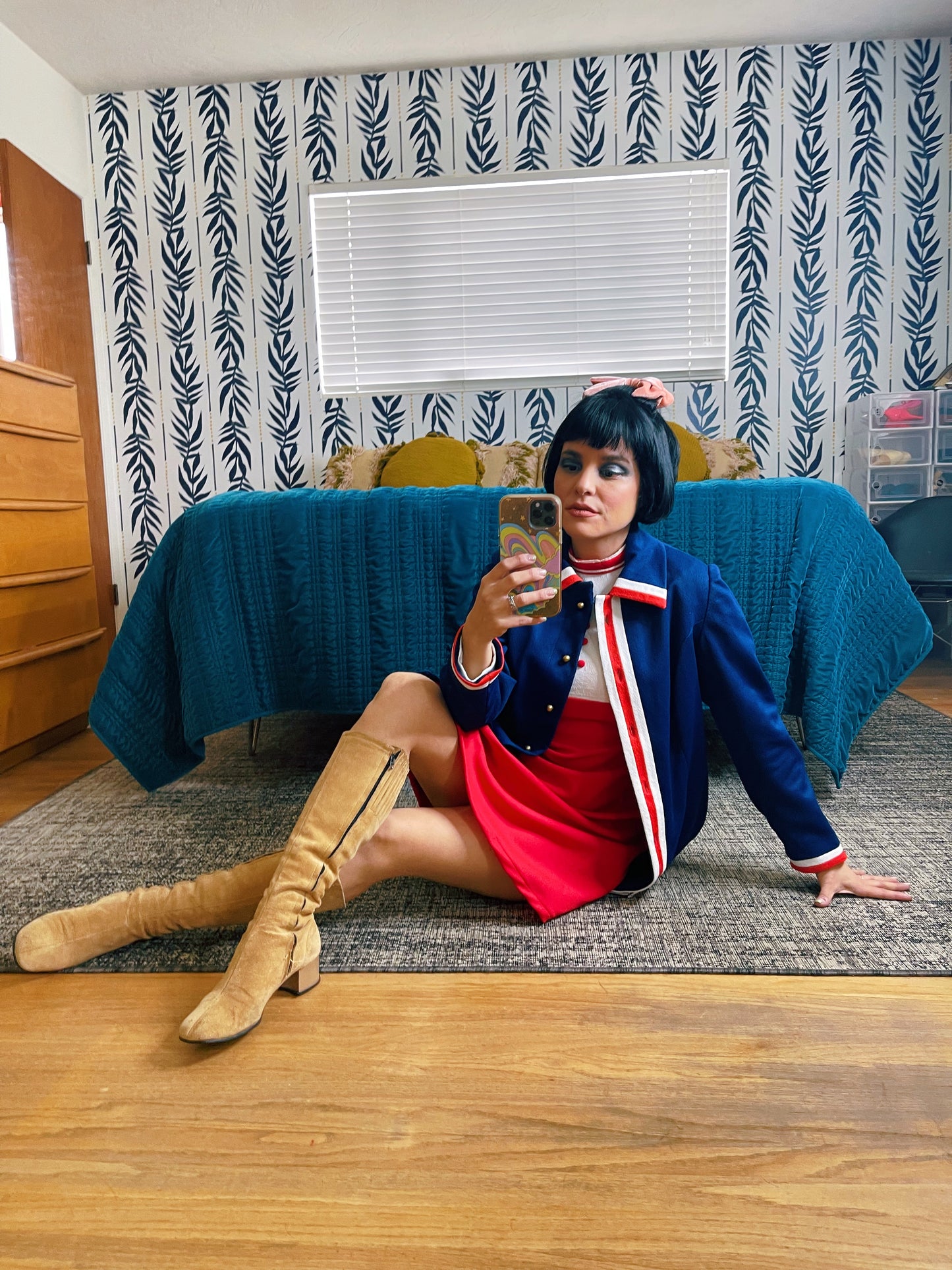 Vintage 60s Suede Leather Hush Puppies Boots US Size 6.5