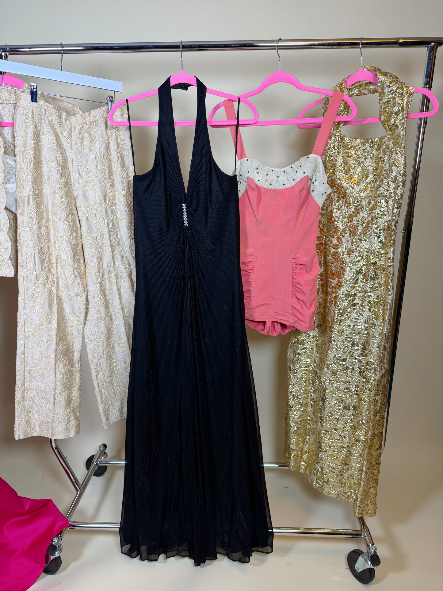 50s / 60s Catalina Pink Swim / Playsuit Fits XS-M