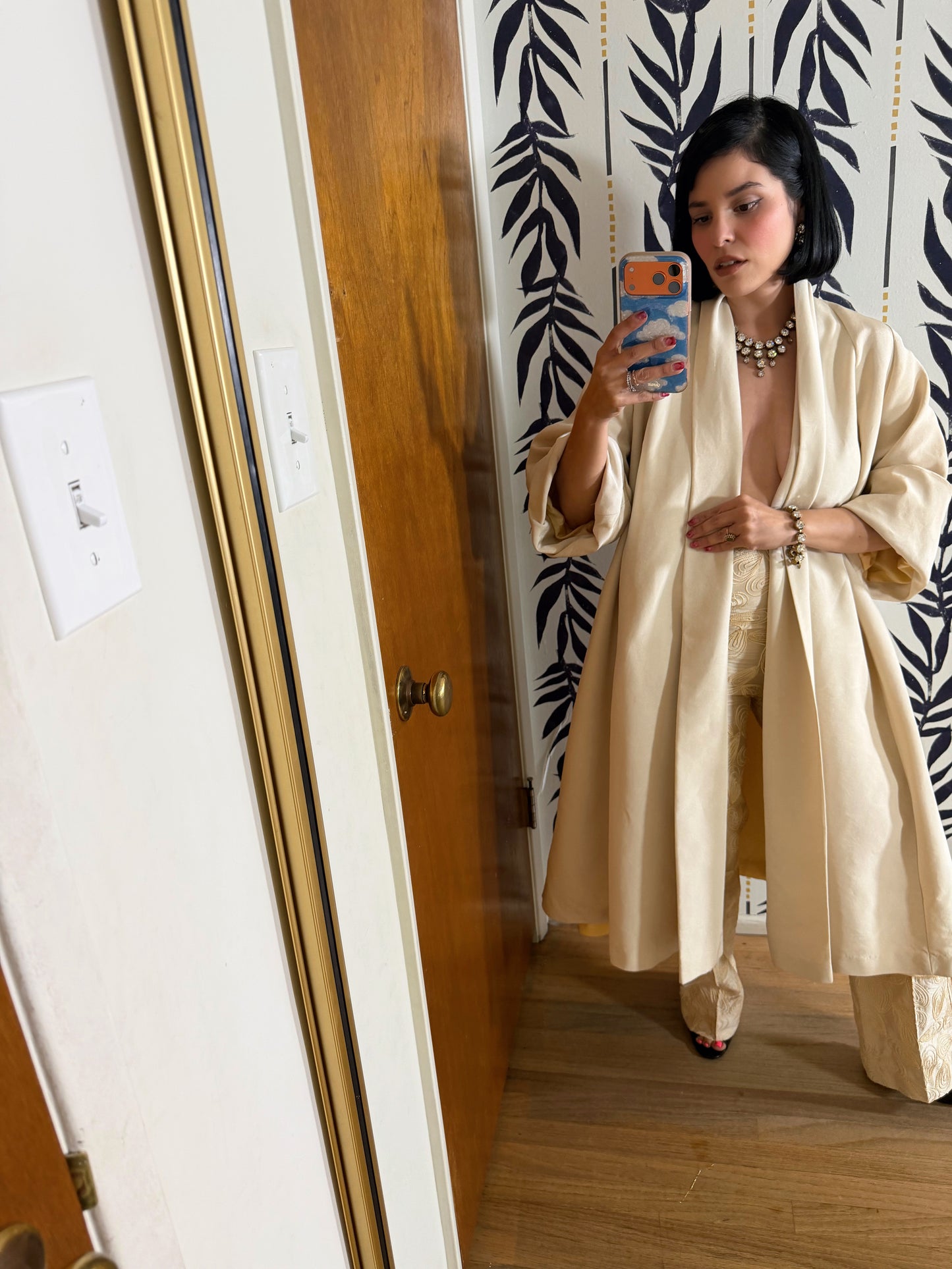 60s Vintage Statement Rhinestone Jewelry 3 Piece Jewelry Set