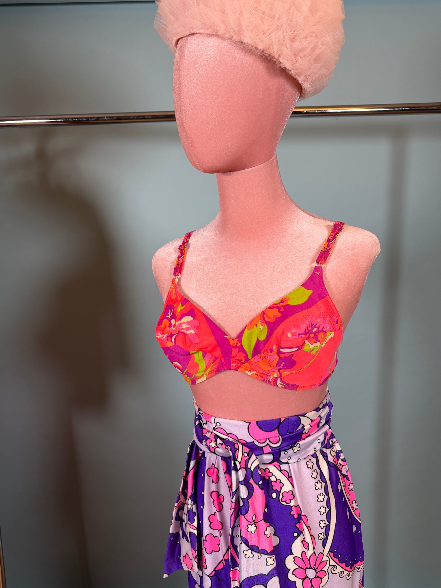 60s Vintage Emilio Pucci for FormFit Rogers Bralette 36B fits up to a C Cup