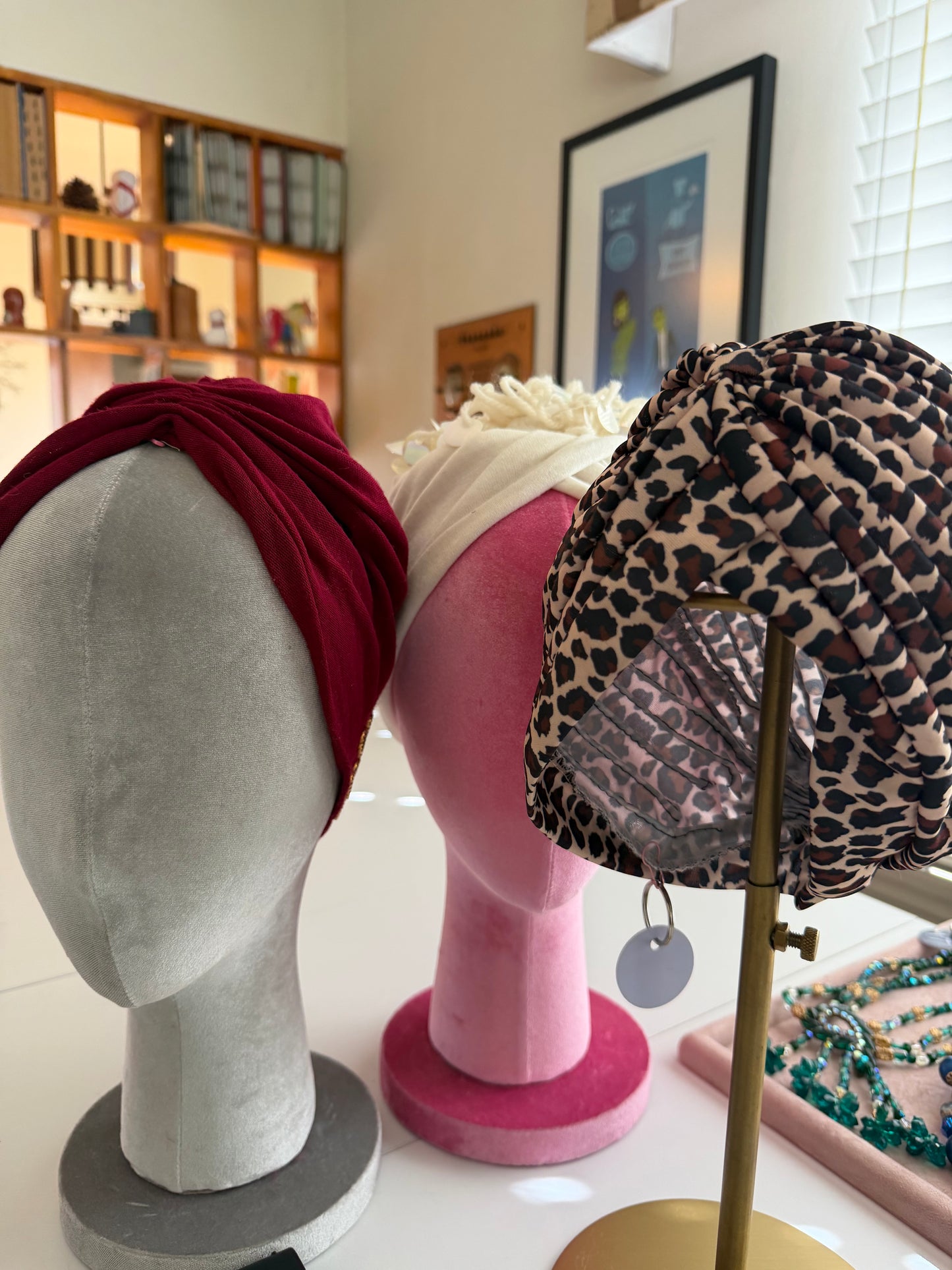 80s Animal Print Turban Fits all sizes