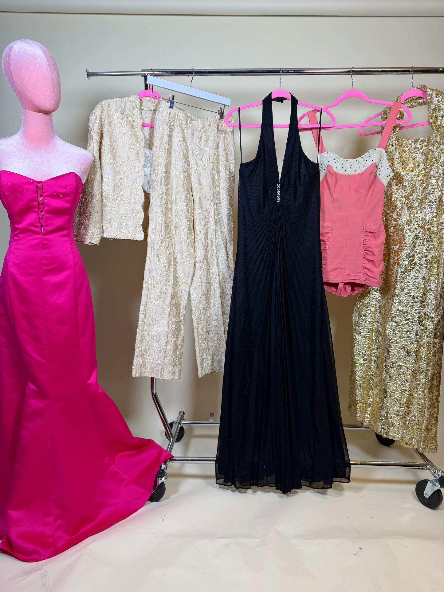 50s / 60s Catalina Pink Swim / Playsuit Fits XS-M