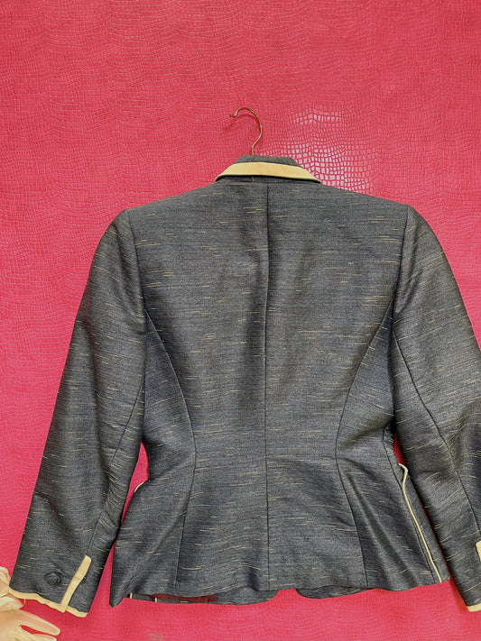 Vintage 50s "Lilli Ann San Francisco" Sharkskin Blazer *Documented* - Best Fits Size XS-S