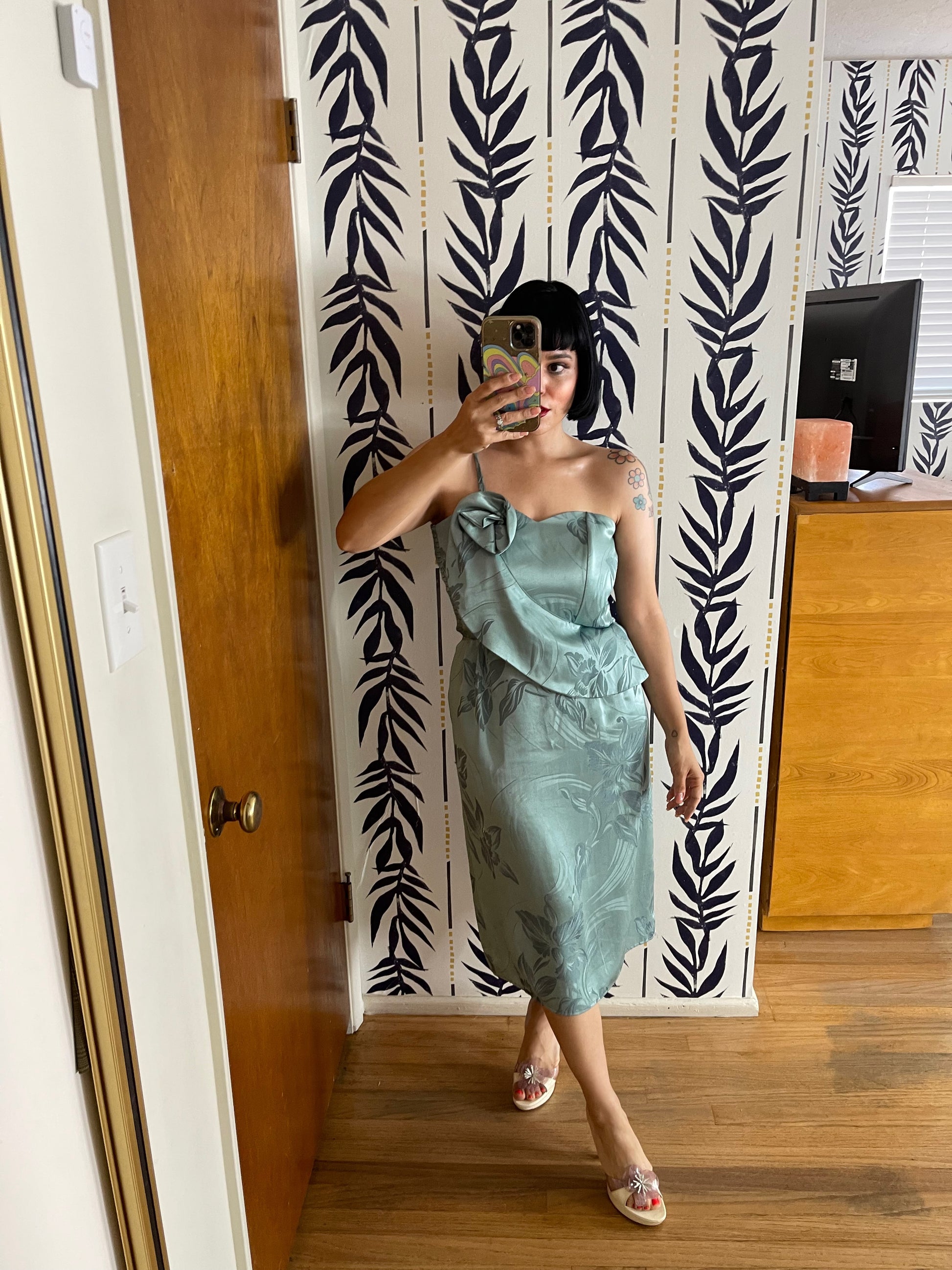 Verde 50s Wiggle Dress