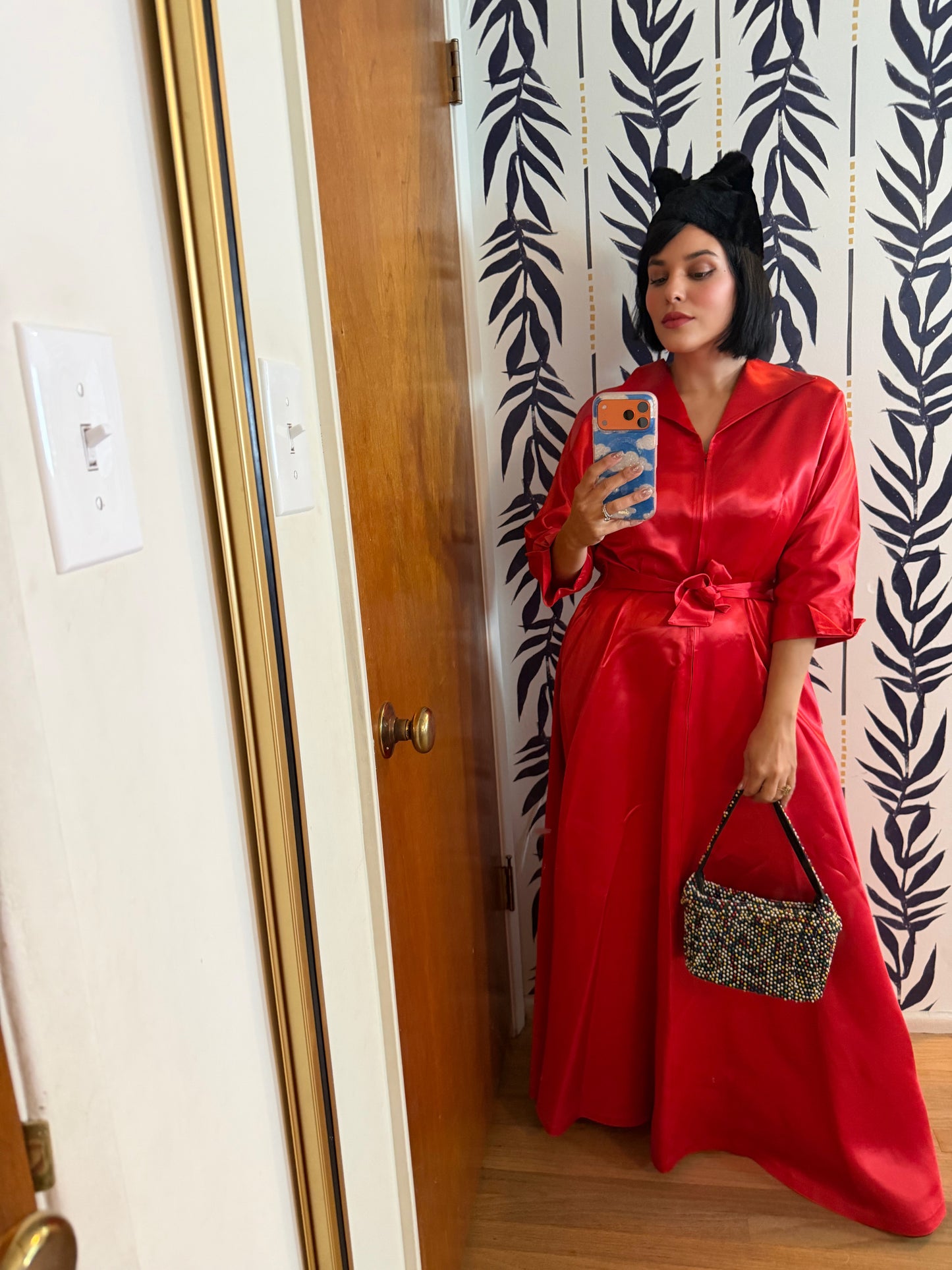 40s/ 50s Dot Candy Handbag