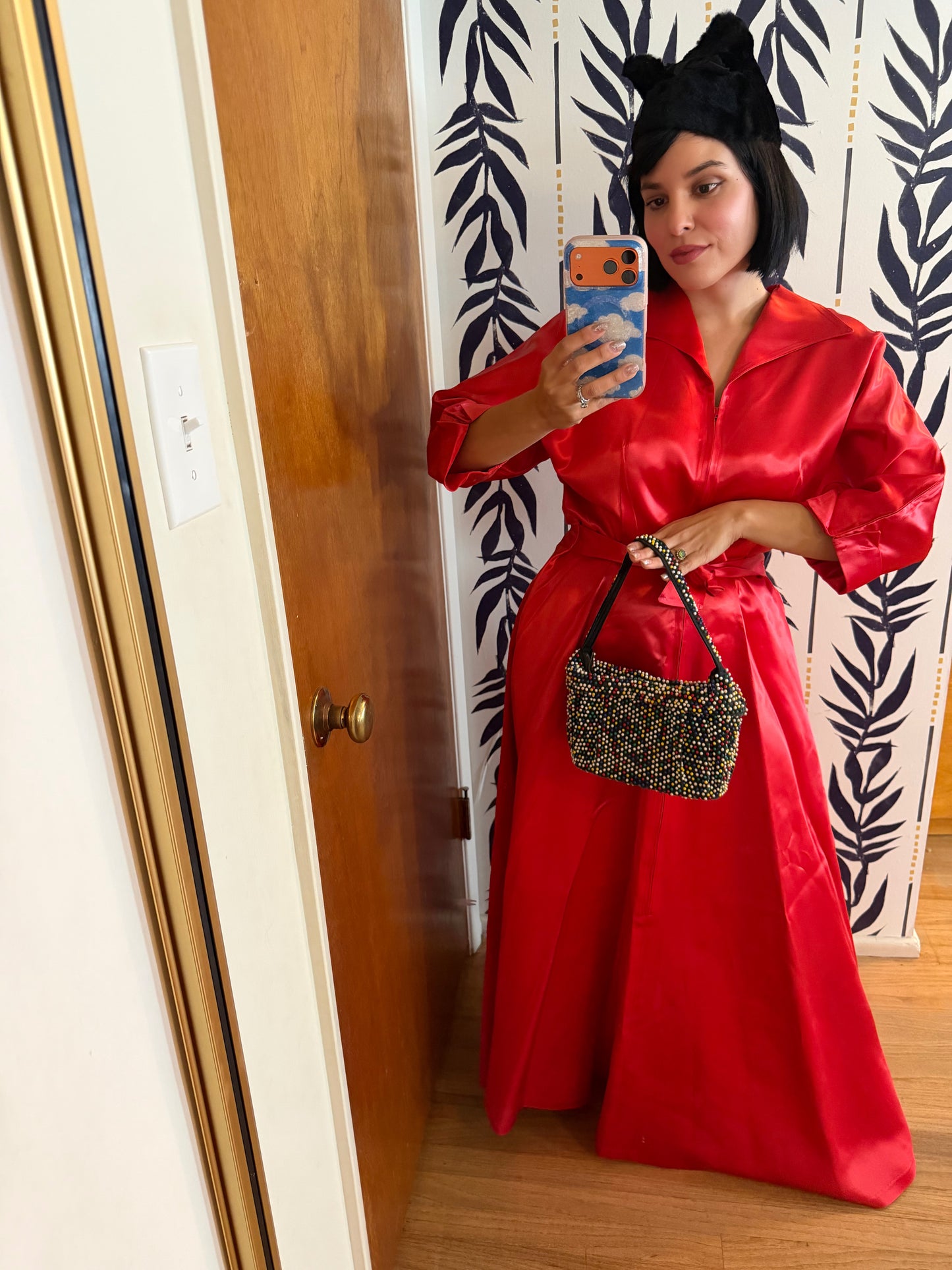 40s/ 50s Dot Candy Handbag