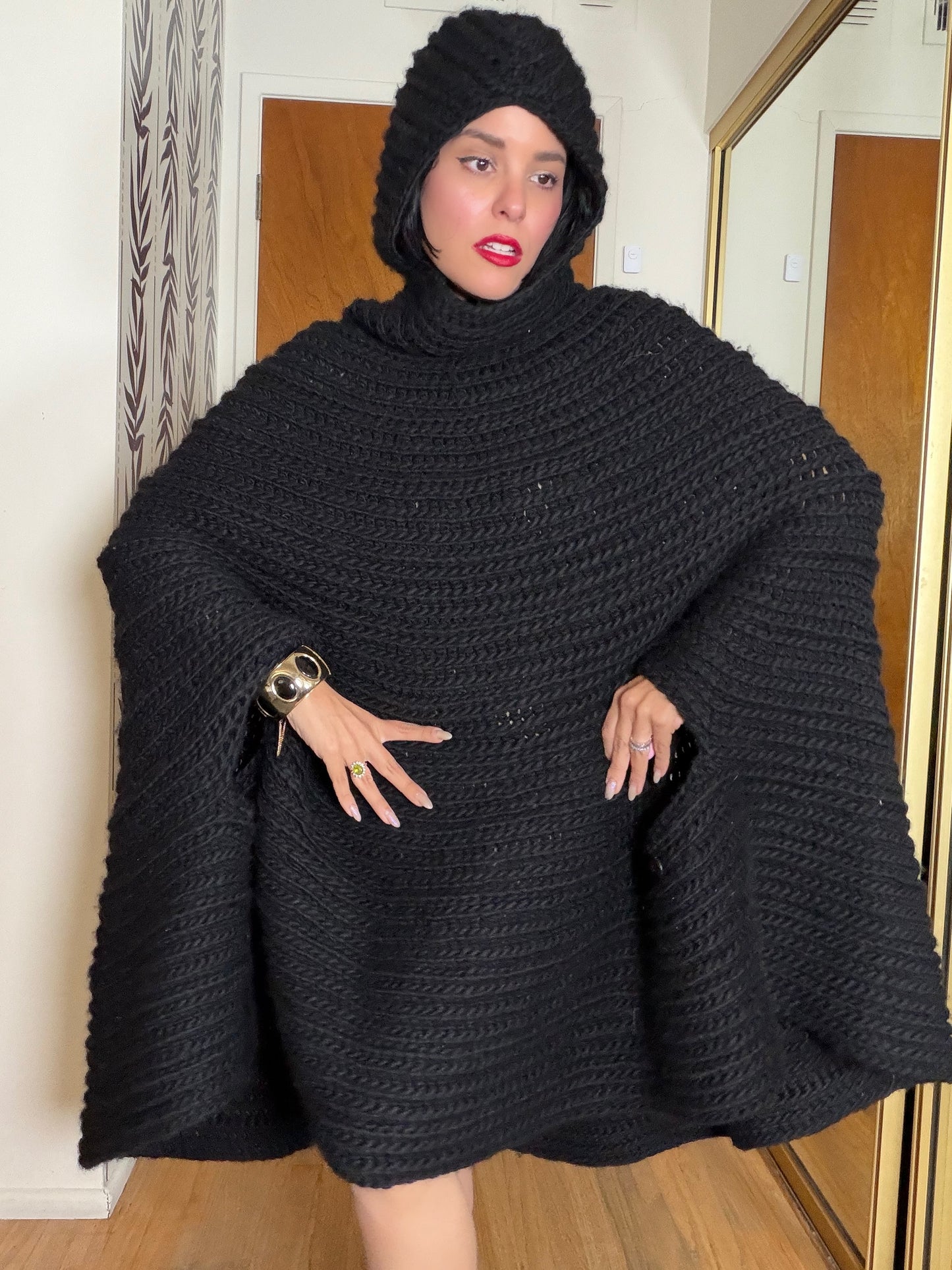 Vintage 60s/ 70s Mod Silver Braclet with Chain