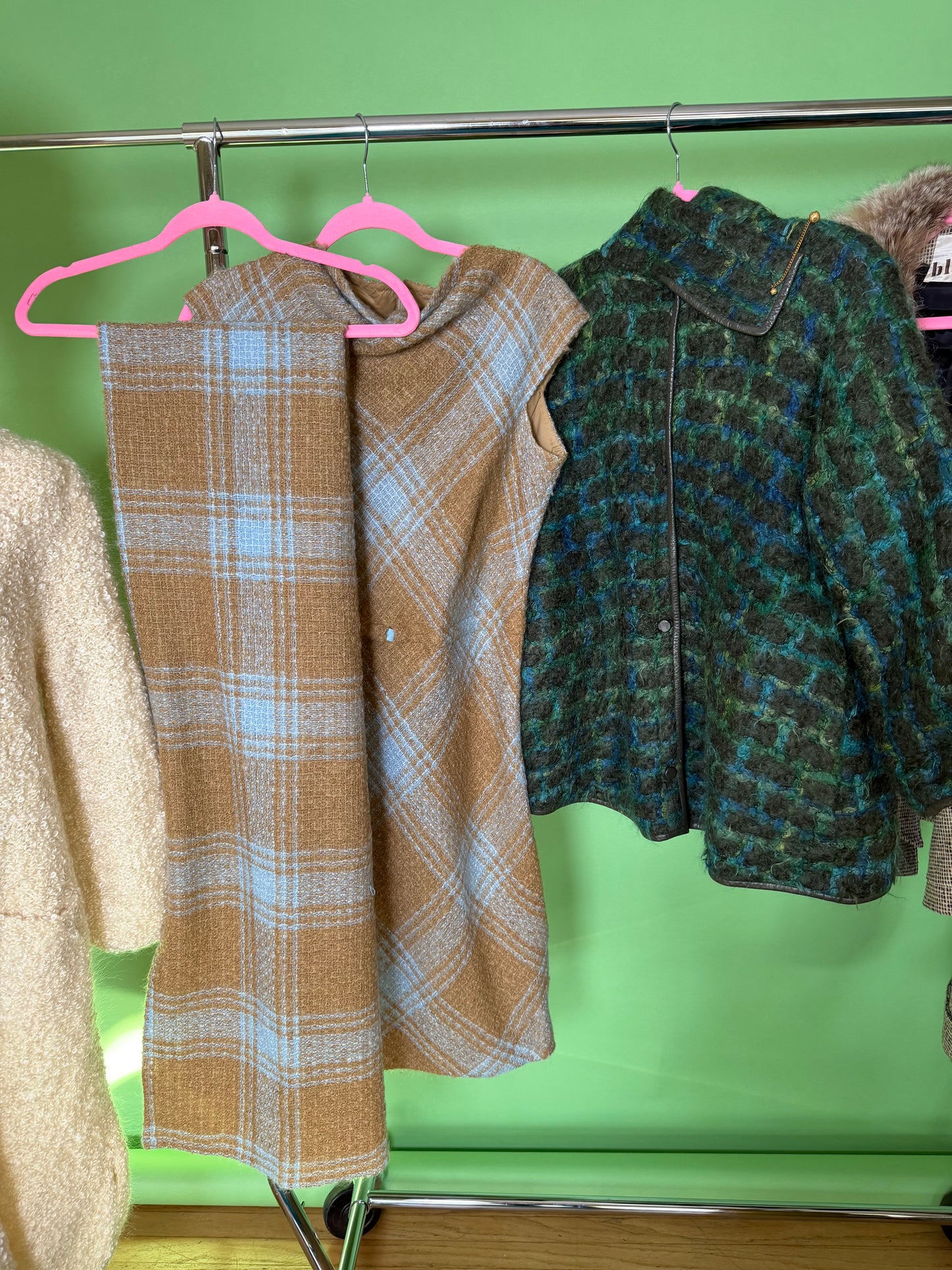 60s Vintage Bonnie Cashin Wool Boucle Jacket Fits CS-M