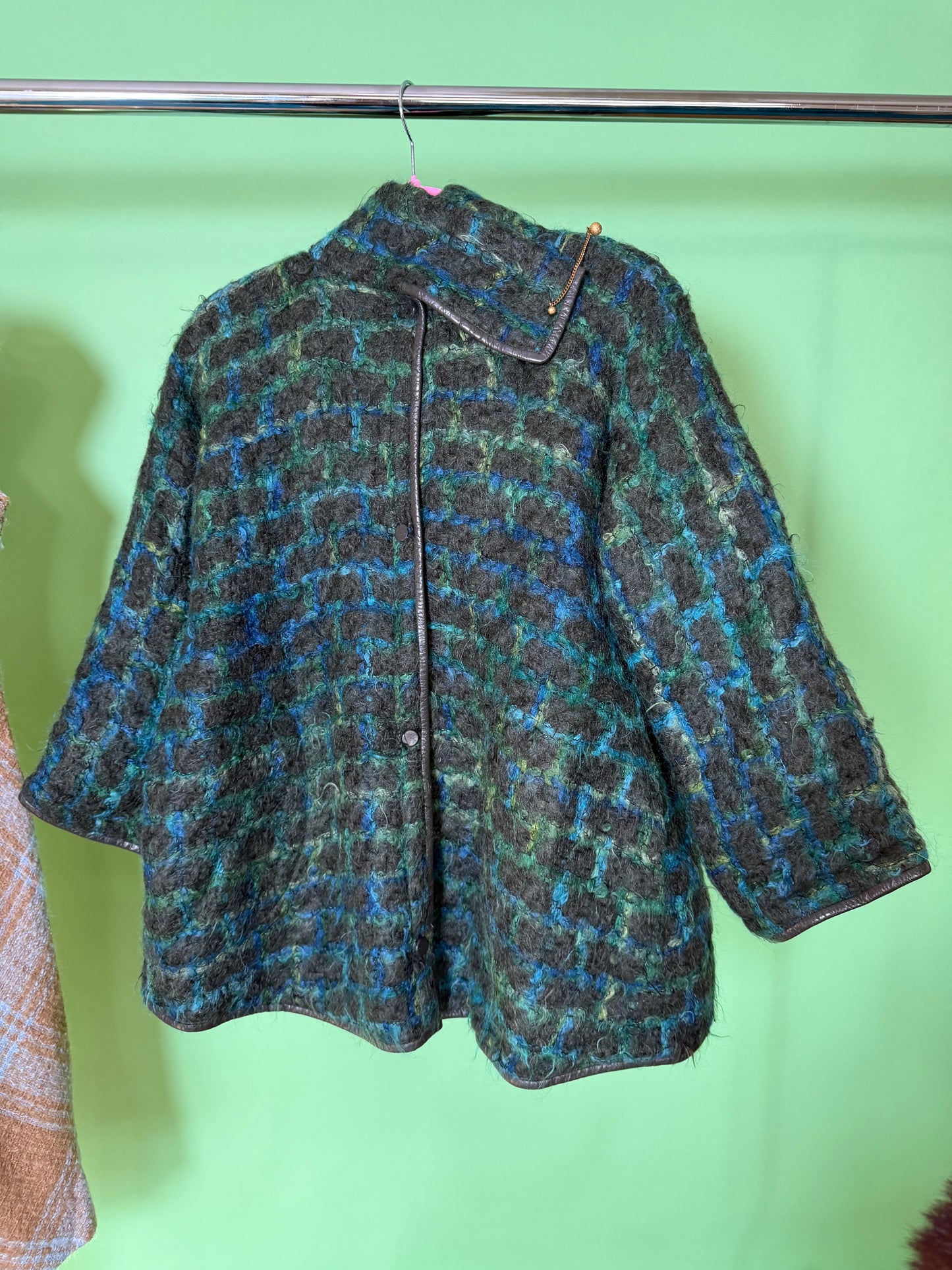 60s Vintage Bonnie Cashin Wool Boucle Jacket Fits CS-M