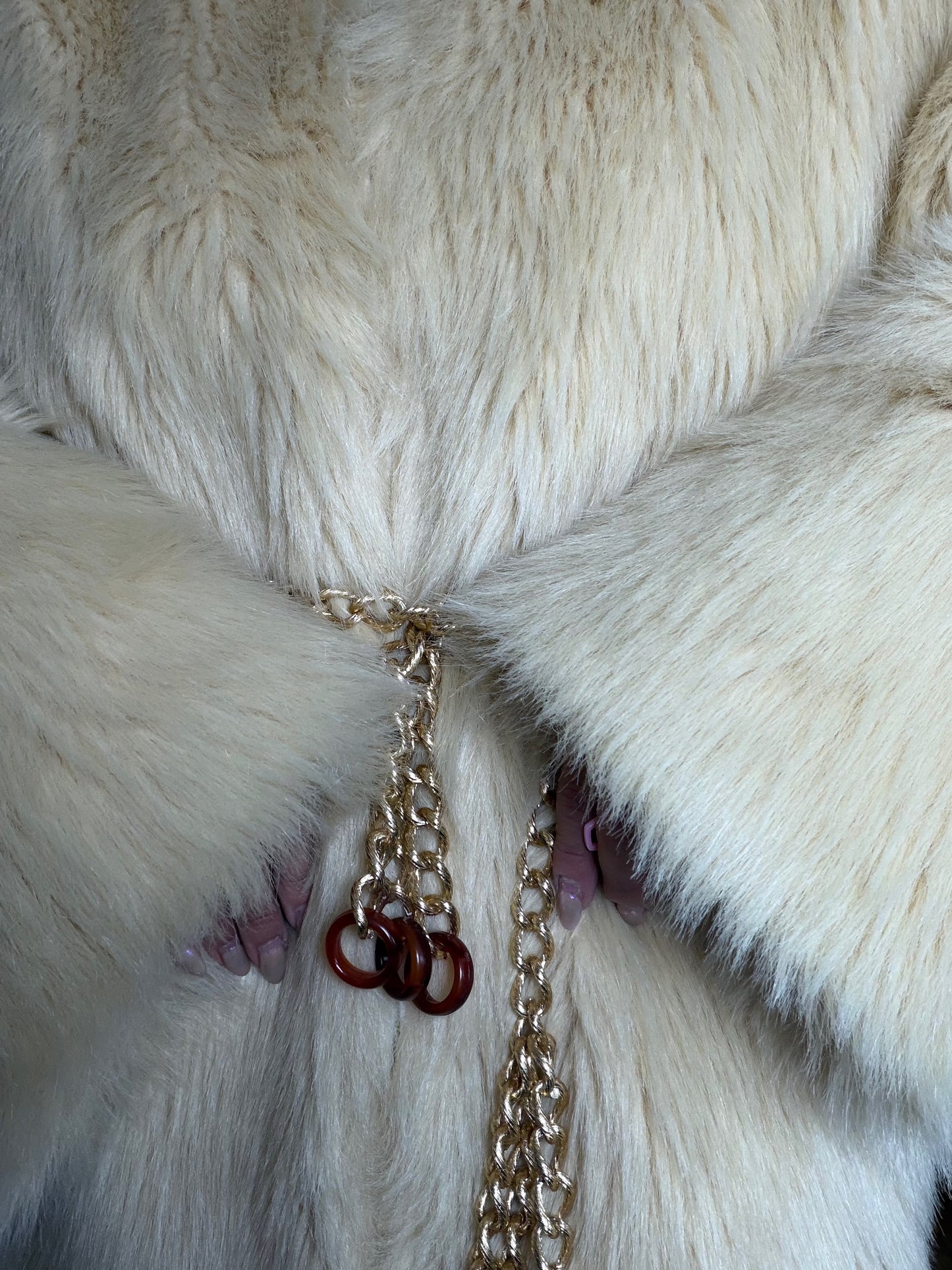 Vintage 60s / 70s Faux Fur Shag Coat Fits S-L