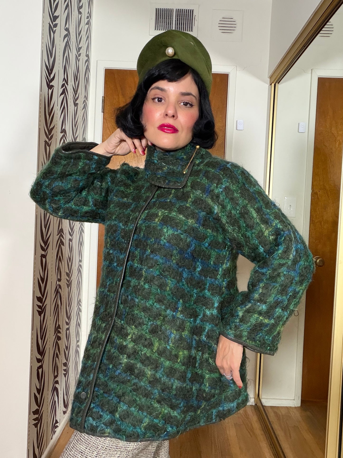 60s Vintage Bonnie Cashin Wool Boucle Jacket Fits CS-M