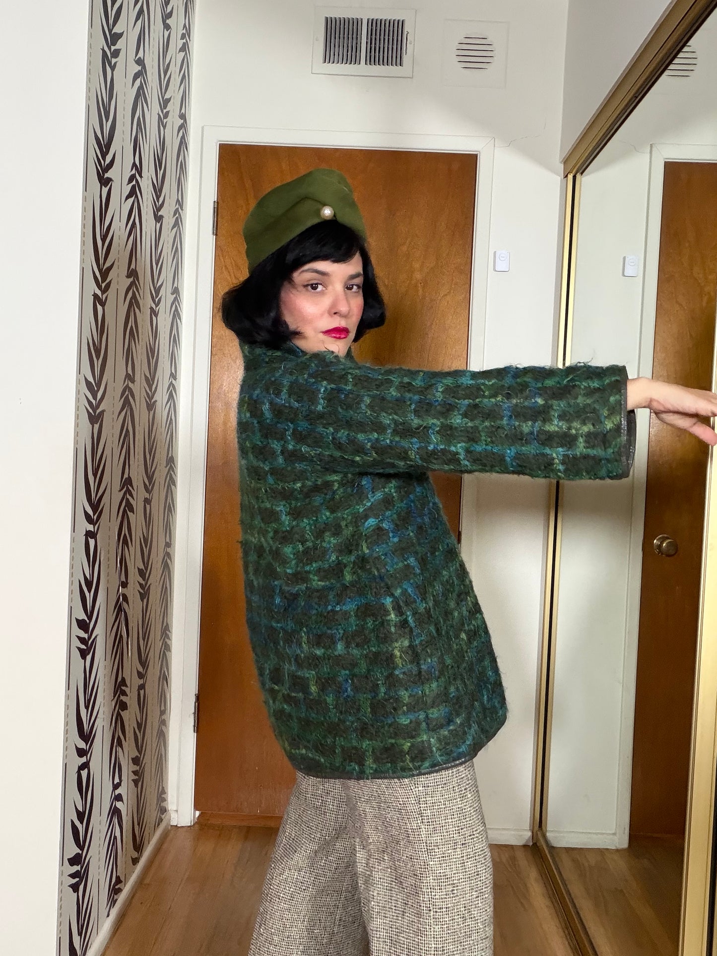 60s Vintage Bonnie Cashin Wool Boucle Jacket Fits CS-M